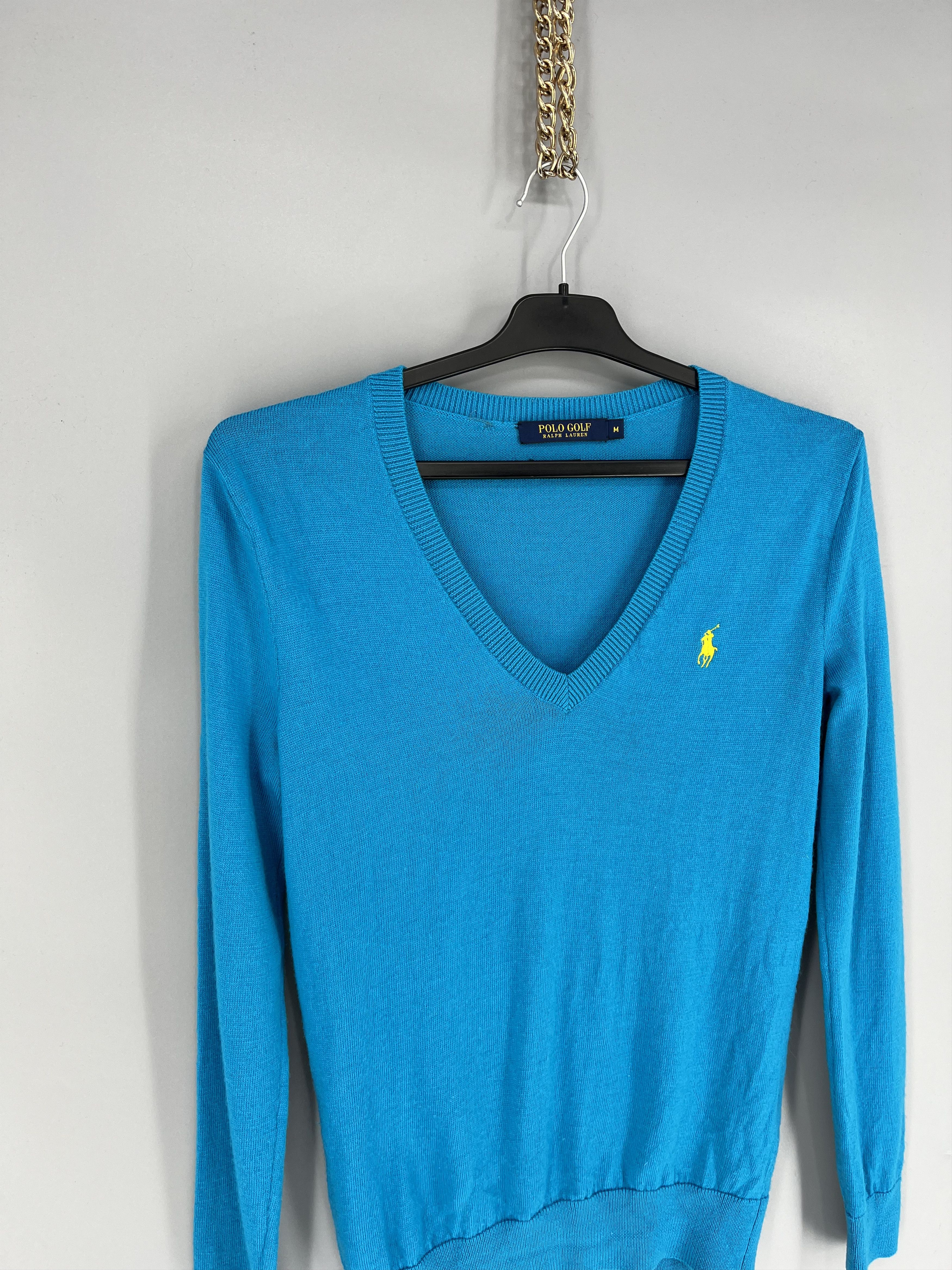 Polo Ralph Lauren Vintage Polo Ralph Lauren V-neck Knit Sweater Jumper Size M / US 6-8 / IT 42-44 - 6 Thumbnail