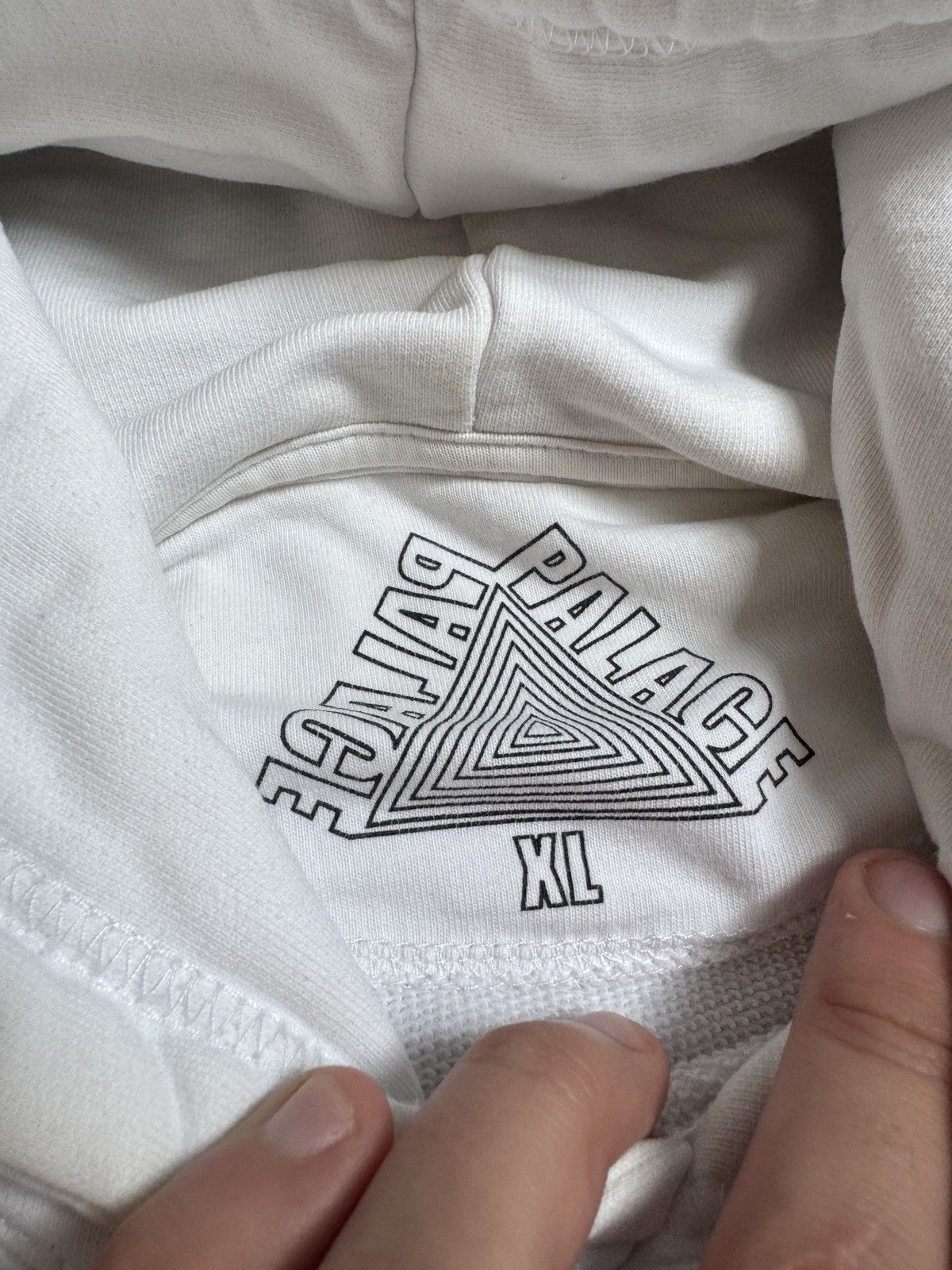 Palace Palace Logo White Hoodie Size US XL / EU 56 / 4 - 4 Thumbnail