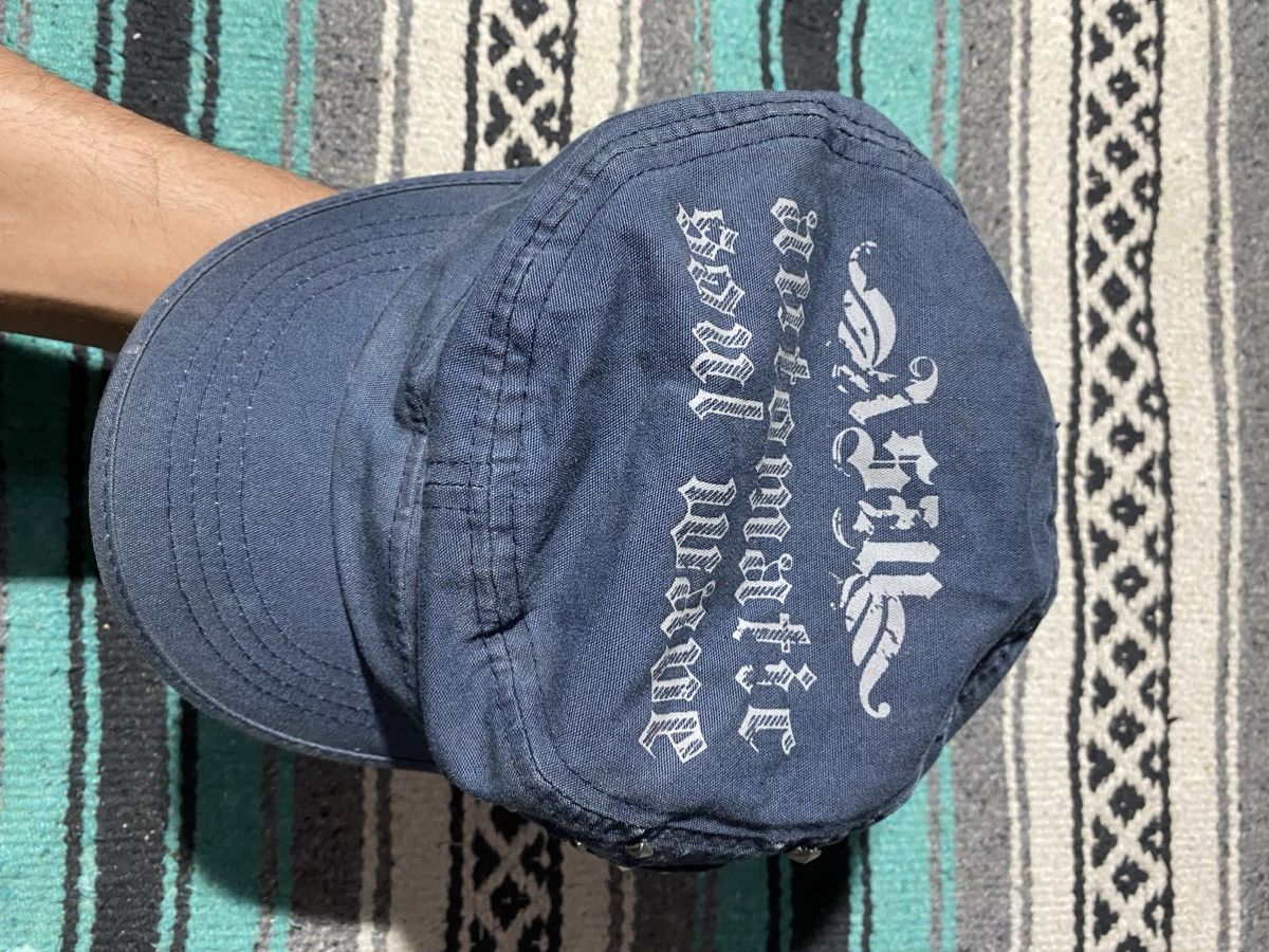 If Six Was Nine × Japanese Brand × Le Grande Bleu (L.G.B.) Y2K Chunglim Skull Poem Patrol Cap Size ONE SIZE - 2 Thumbnail