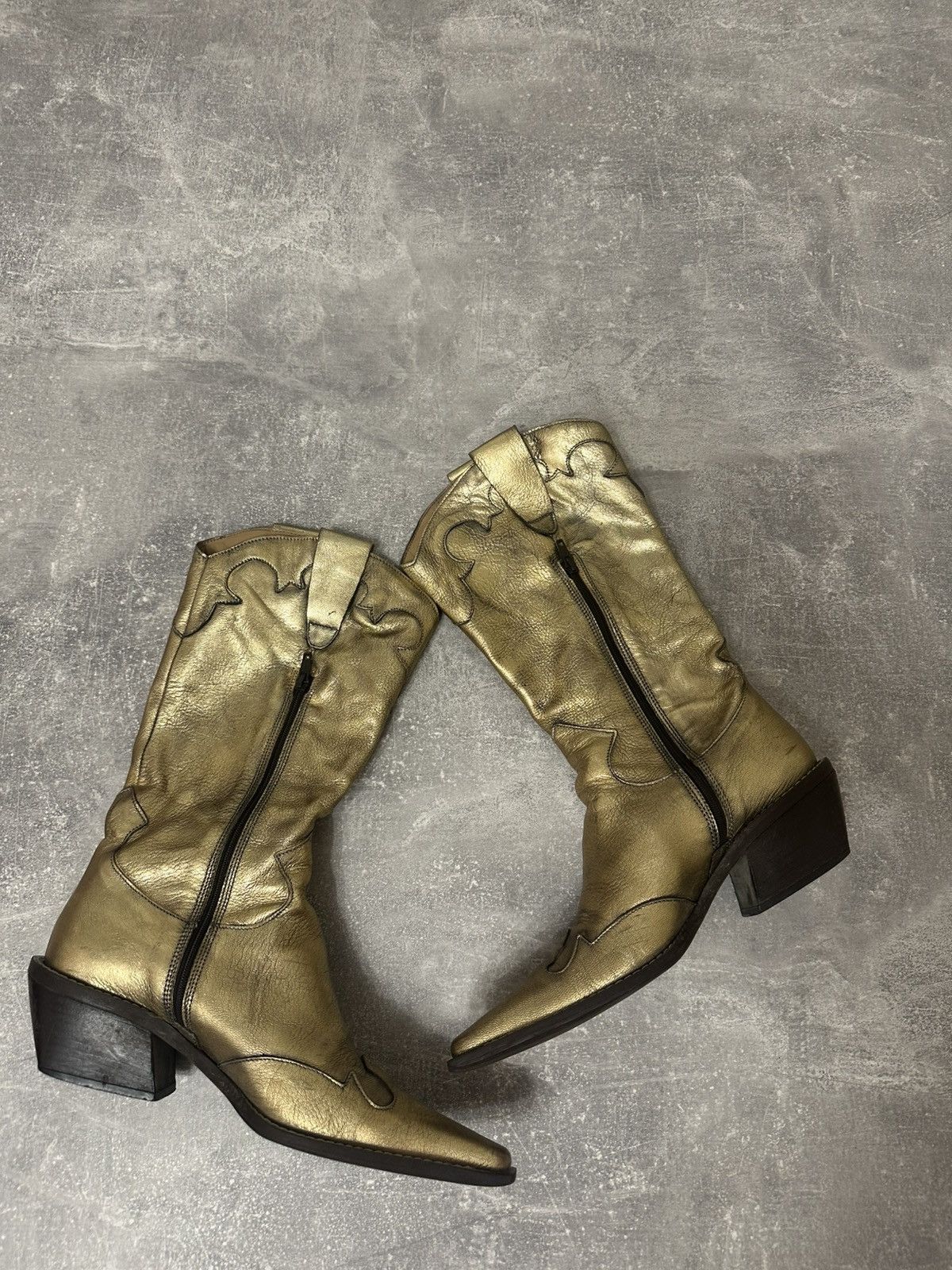 Vintage Vintage Leather Cowboy Boots Size US 9 / IT 39 - 14 Thumbnail