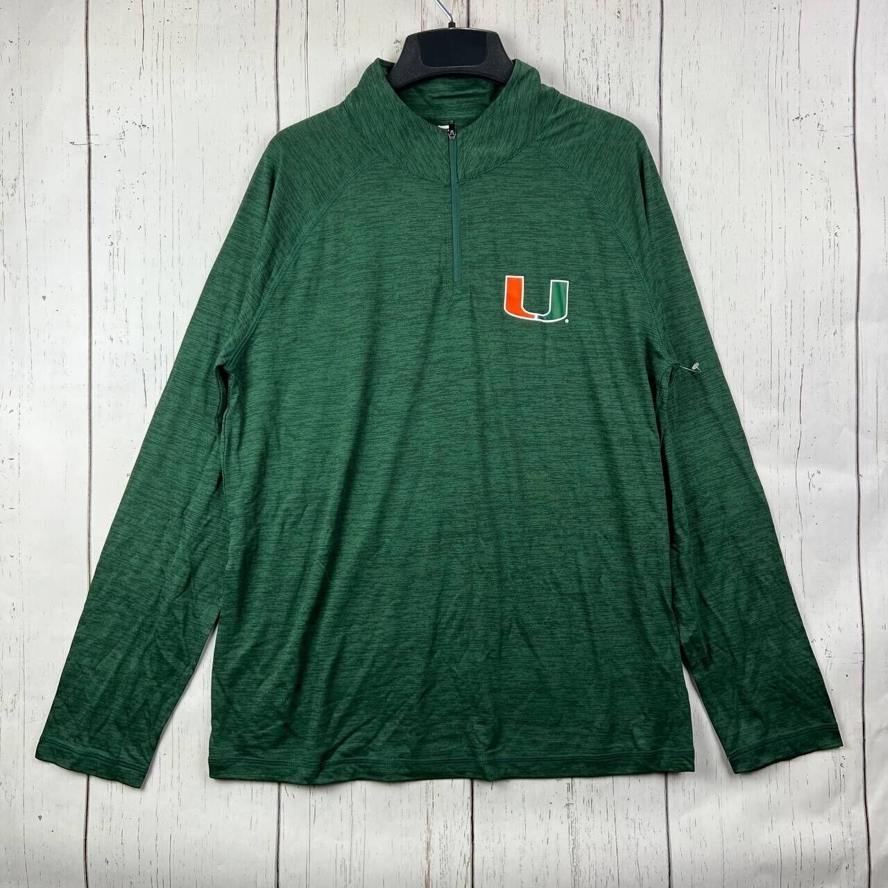 NCAA Miami Hurricanes NCAA Fanatics Long Sleeves Athletic Shirt Size US L / EU 52-54 / 3 - 1 Thumbnail