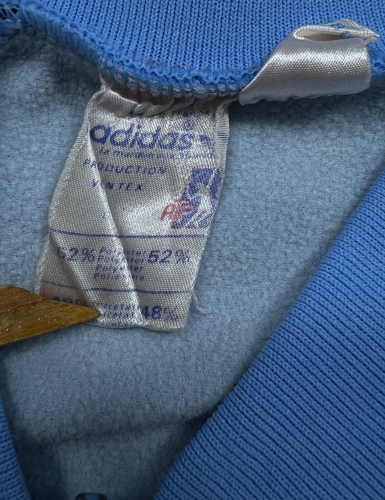 Adidas Adidas Light Blue Track Jacket made in france vintage adidas Size US L / EU 52-54 / 3 - 10 Thumbnail