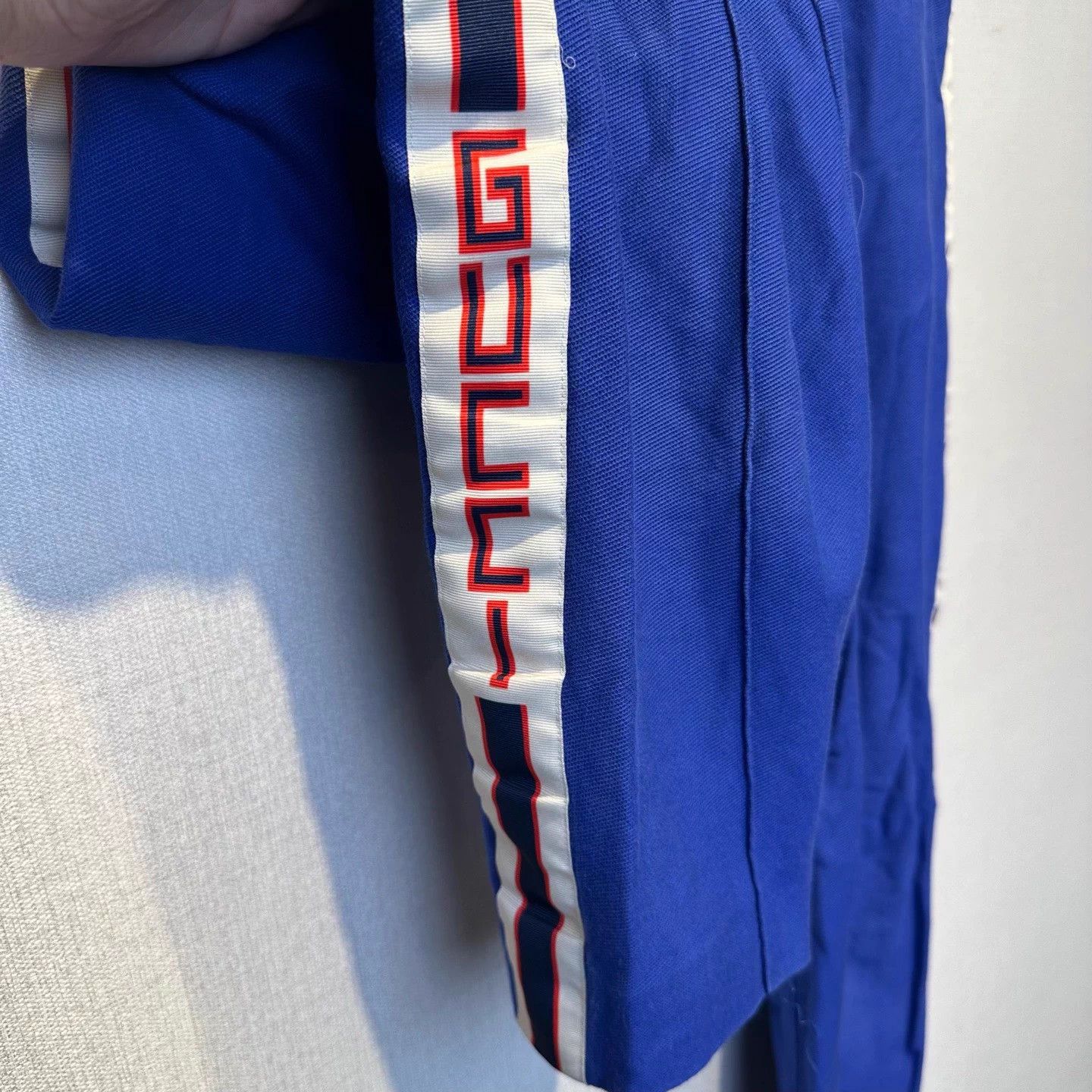 Gucci GUCCI deep blue logo-stripe pants 46 98 New Size US 30 / EU 46 - 3 Thumbnail