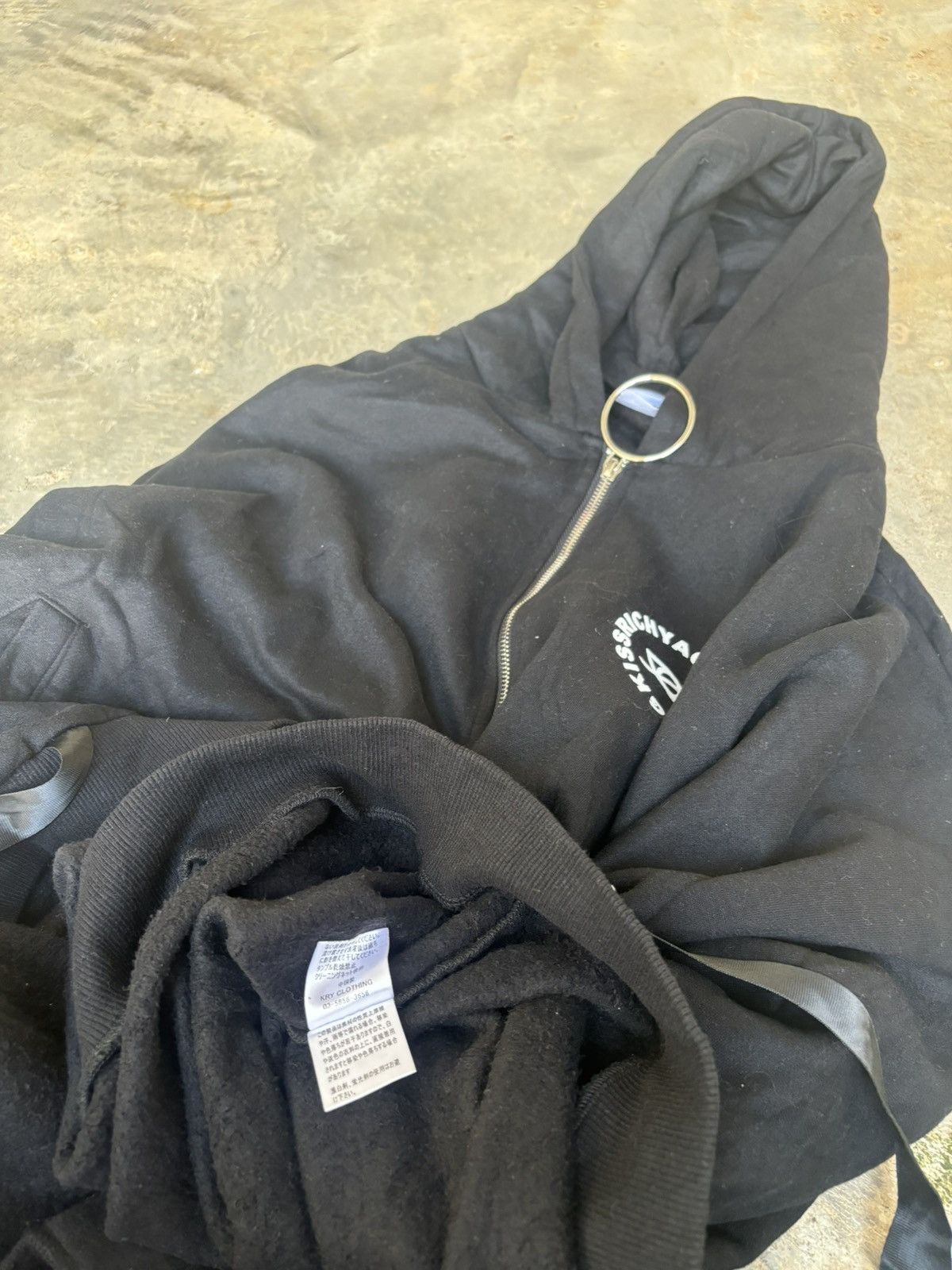 Hysteric Glamour × Japanese Brand Y2k Over size Hoodie Kryclothing Kiss Richyack Size ONE SIZE - 11 Thumbnail