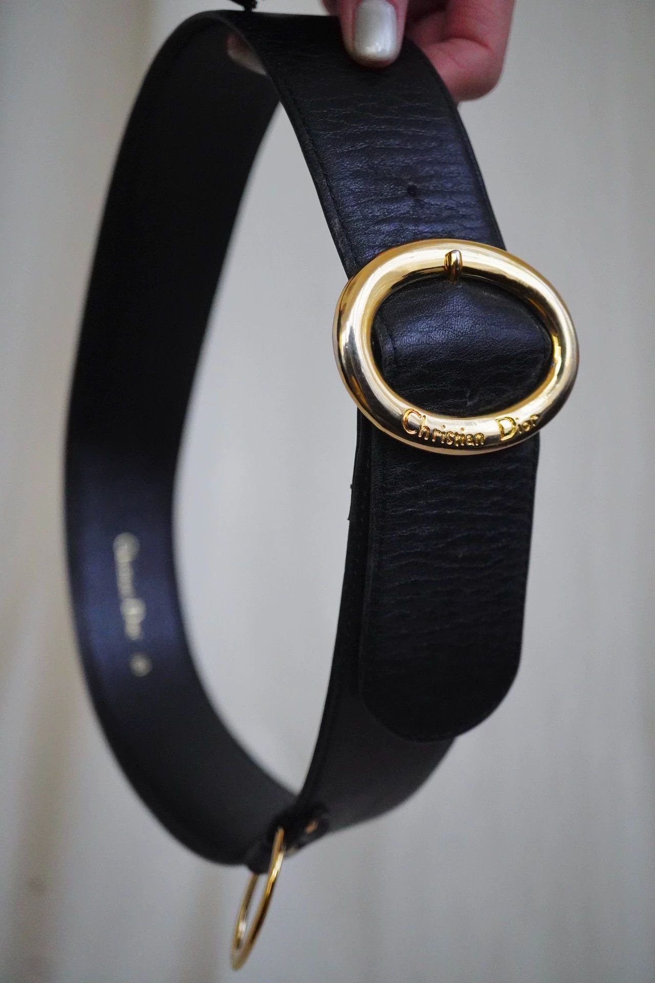 Christian Louboutin Christian Dior 1980s Rare Circle Wide Belt Size ONE SIZE - 2 Thumbnail
