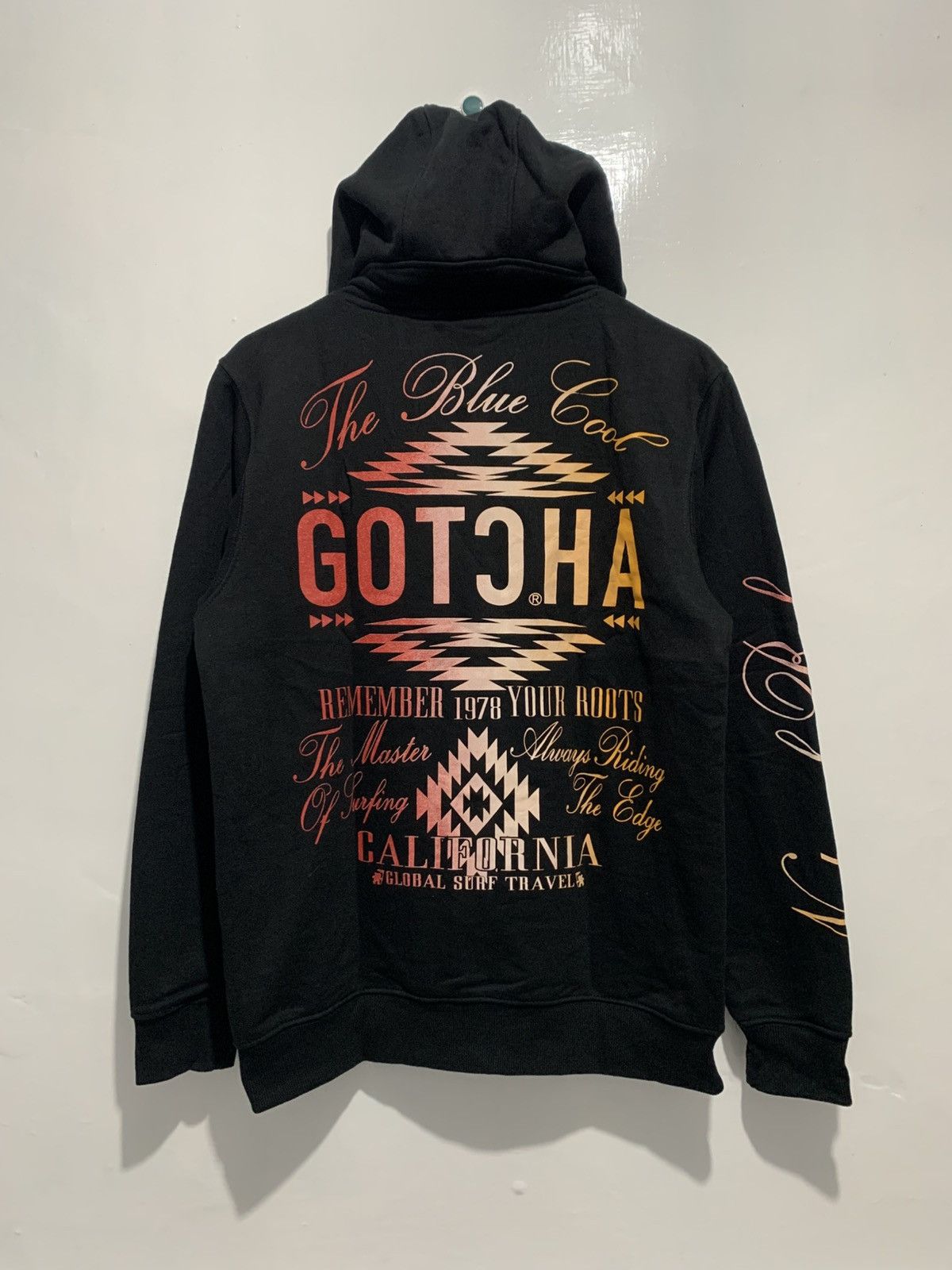 Vintage 🇺🇸 Gotcha the Blue Gool Poem Gotchic Surfware Zip Jacket Size US L / EU 52-54 / 3 - 1 Thumbnail