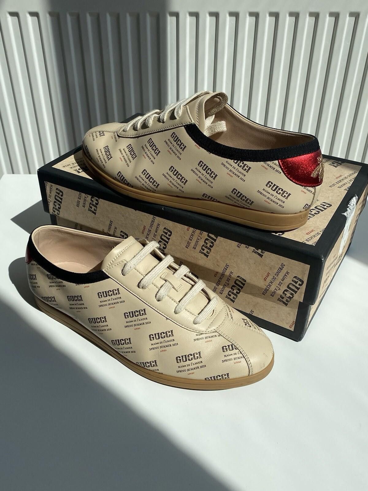 Gucci 2018 Gucci Falacer Loved CalfSkin Women’s US8.5 Size US 6 / IT 36 - 7 Thumbnail