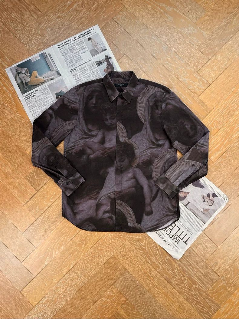 Givenchy Givenchy Size41 Classic Gothic Virgin and Child Image Subli Size US M / EU 48-50 / 2 - 1 Thumbnail