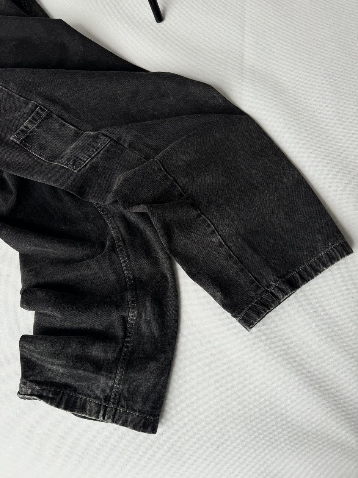 JNCO Rare Polar Big Boy Work Pants Washed Black Baggy Jnco Style Size US 32 / EU 48 - 10 Thumbnail