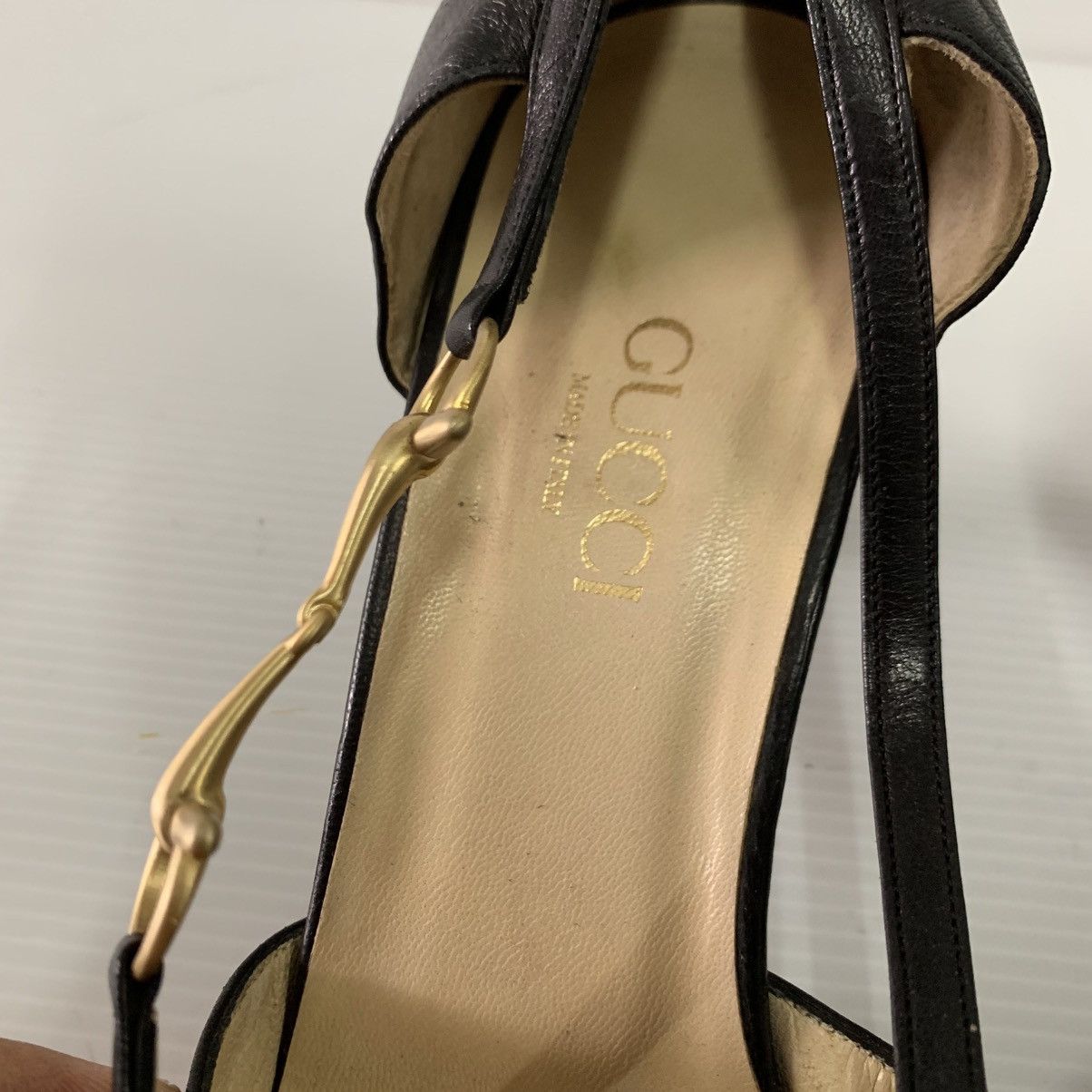 Gucci Gucci Leather Heels Size US 9 / IT 39 - 4 Thumbnail