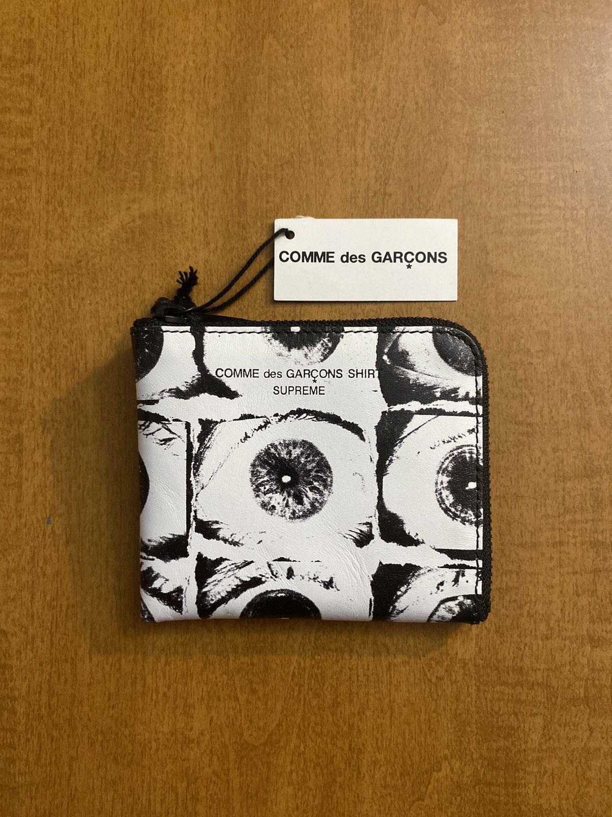 Supreme Supreme Comme des Garcons Wallet Large Eyes Coin Pouch New