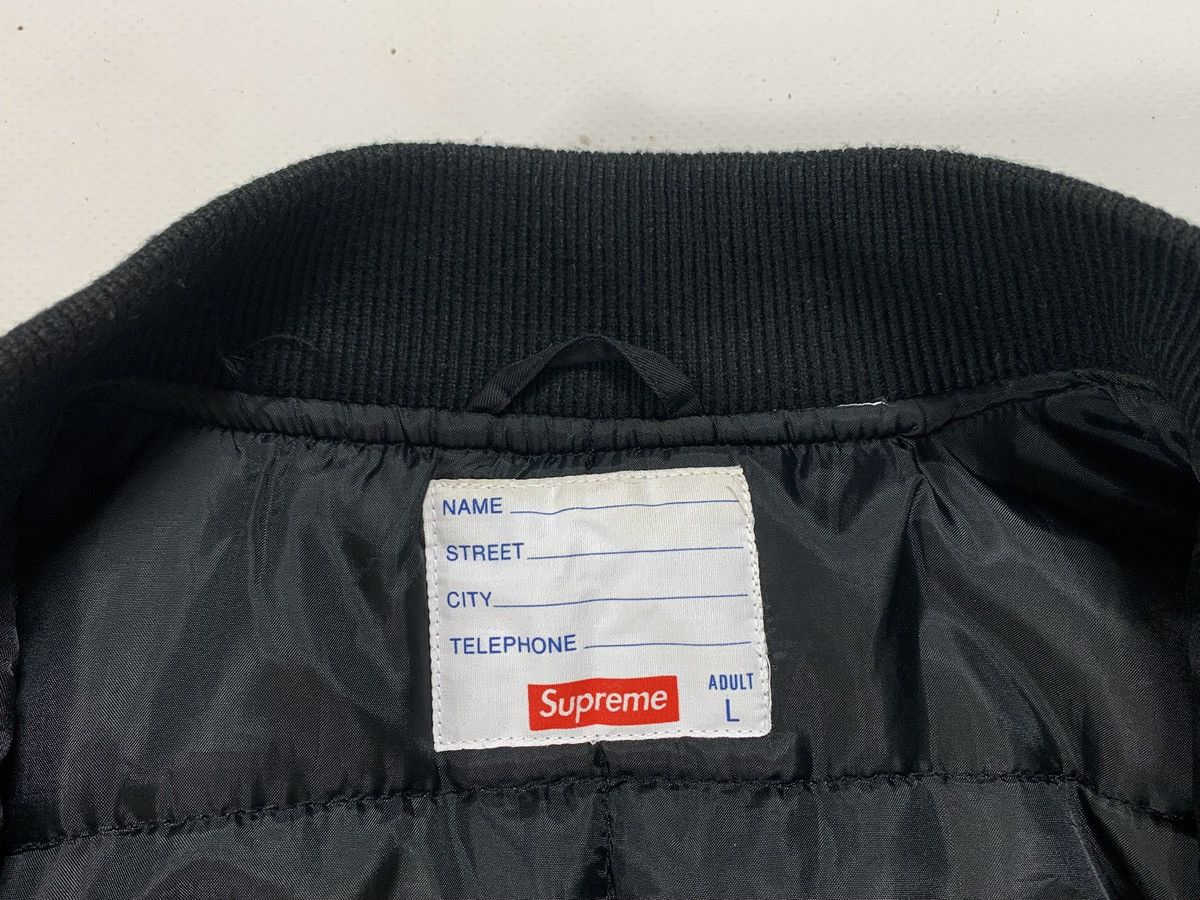 Supreme Supreme Contrast Script Varsity NY Varsity Jacket Men's _L Size US L / EU 52-54 / 3 - 12 Thumbnail