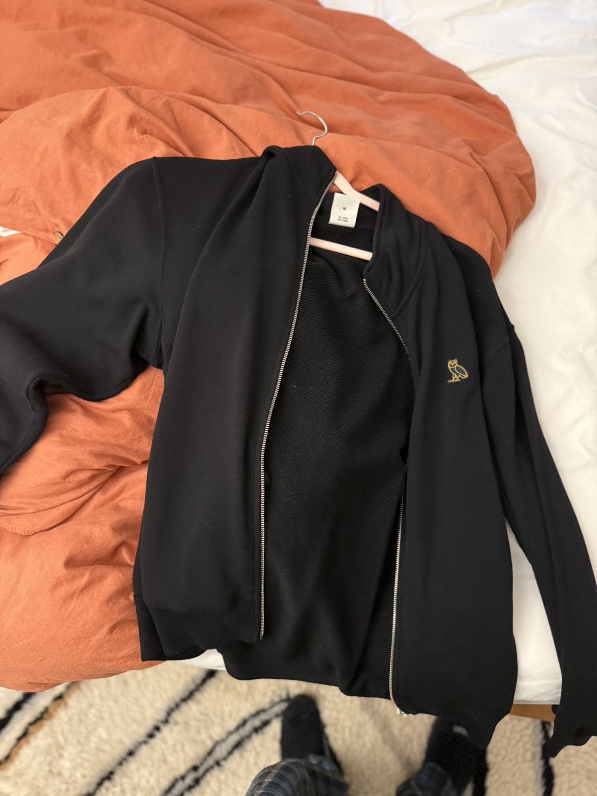 October's Very Own Black OVO Track Jacket Size US M / EU 48-50 / 2 - 2 Thumbnail