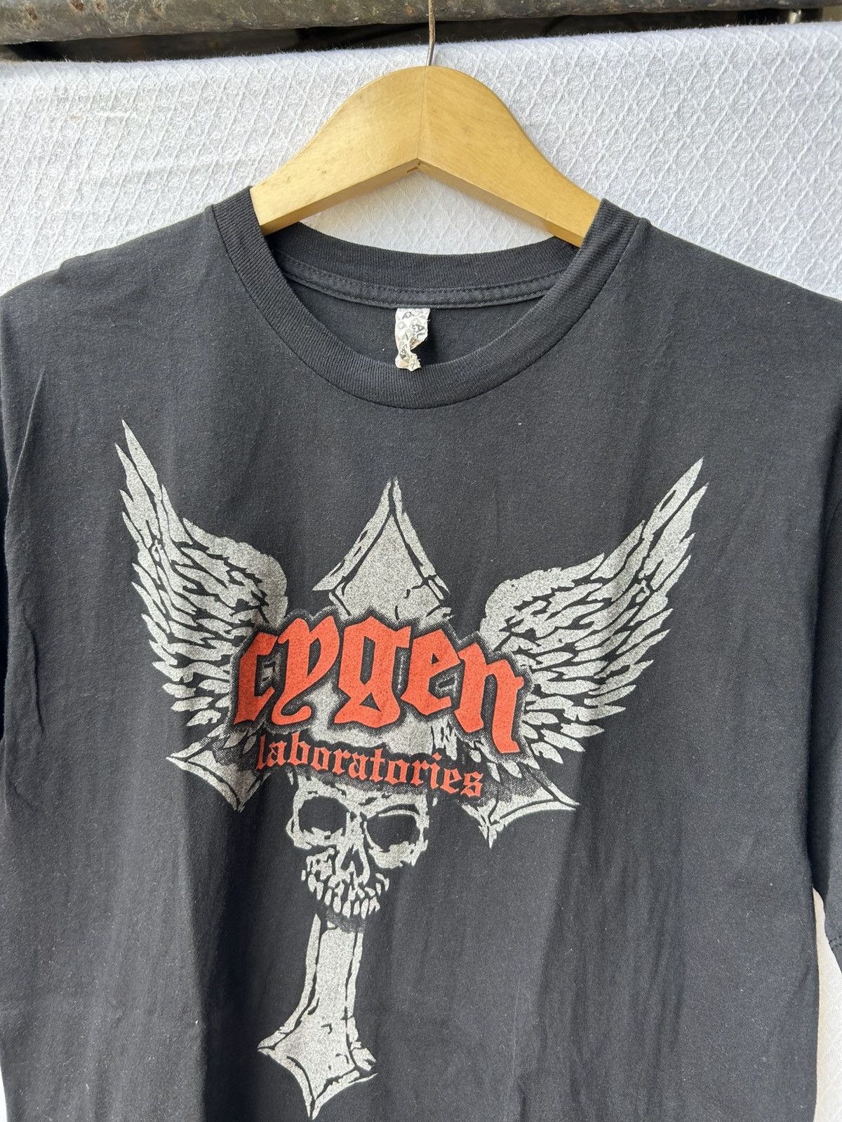 Japanese Brand × Vintage Japanese seditionaries laboratories cross skull t shirt Size US M / EU 48-50 / 2 - 5 Thumbnail