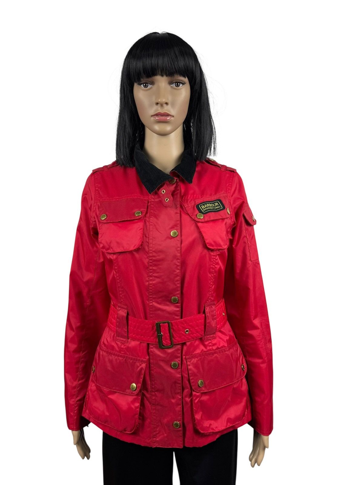Barbour Barbour International Rainbow Belted Jacket Nylon UK8 US4 Size S / US 4 / IT 40 - 3 Thumbnail