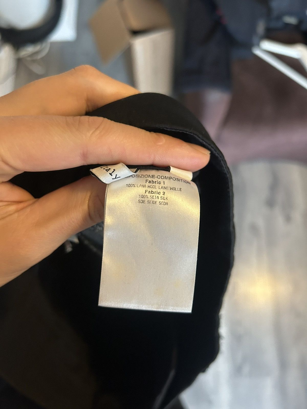 Balenciaga Balenciaga Slim-Fit Wool Trousers with Button Detail Size US 30 / EU 46 - 12 Thumbnail