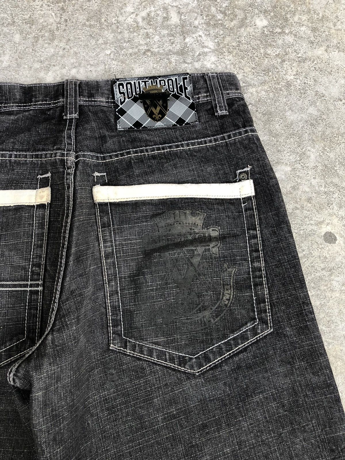 Southpole Southpole Baggy Jeans Hip Hop Distressed Jeans Size US 33 - 13 Thumbnail