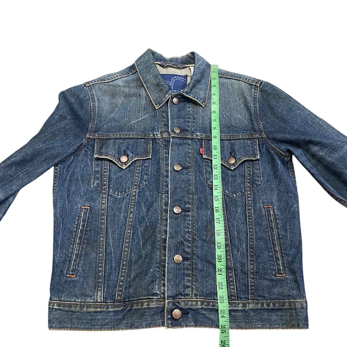 Levi's Levi's Slim Trucker Denim Jacket Medium Size Red Tab Jeans Size US M / EU 48-50 / 2 - 13 Thumbnail