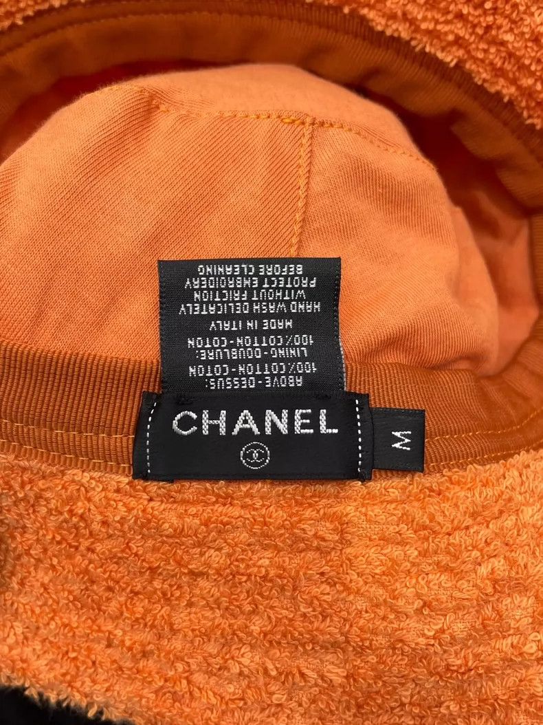 Chanel Chanel Filipino orange towel fisherman's hat 2504-Nextarrow Size ONE SIZE - 5 Thumbnail