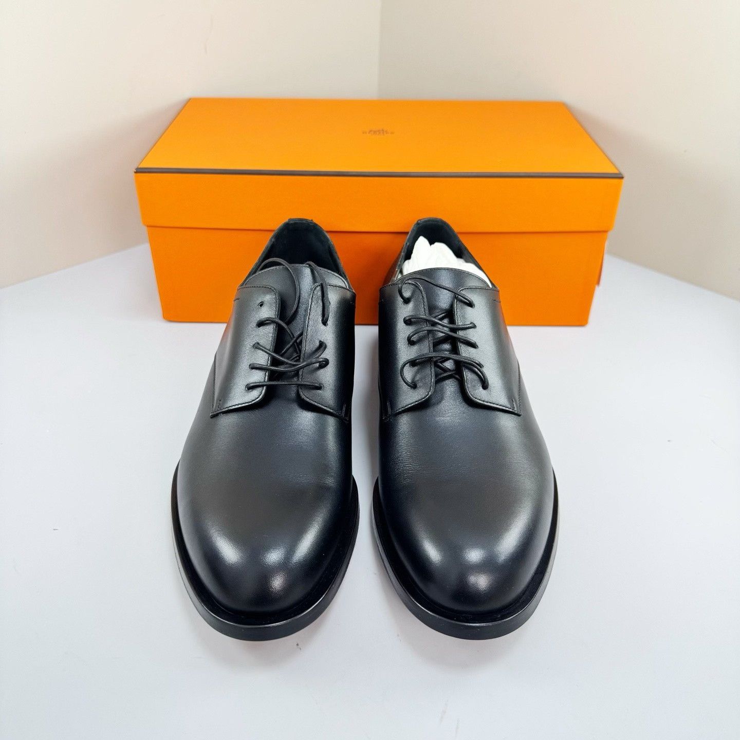Hermes Hermes Silver Buckle Black Leather Shoes Size US 9 / EU 42 - 2 Thumbnail