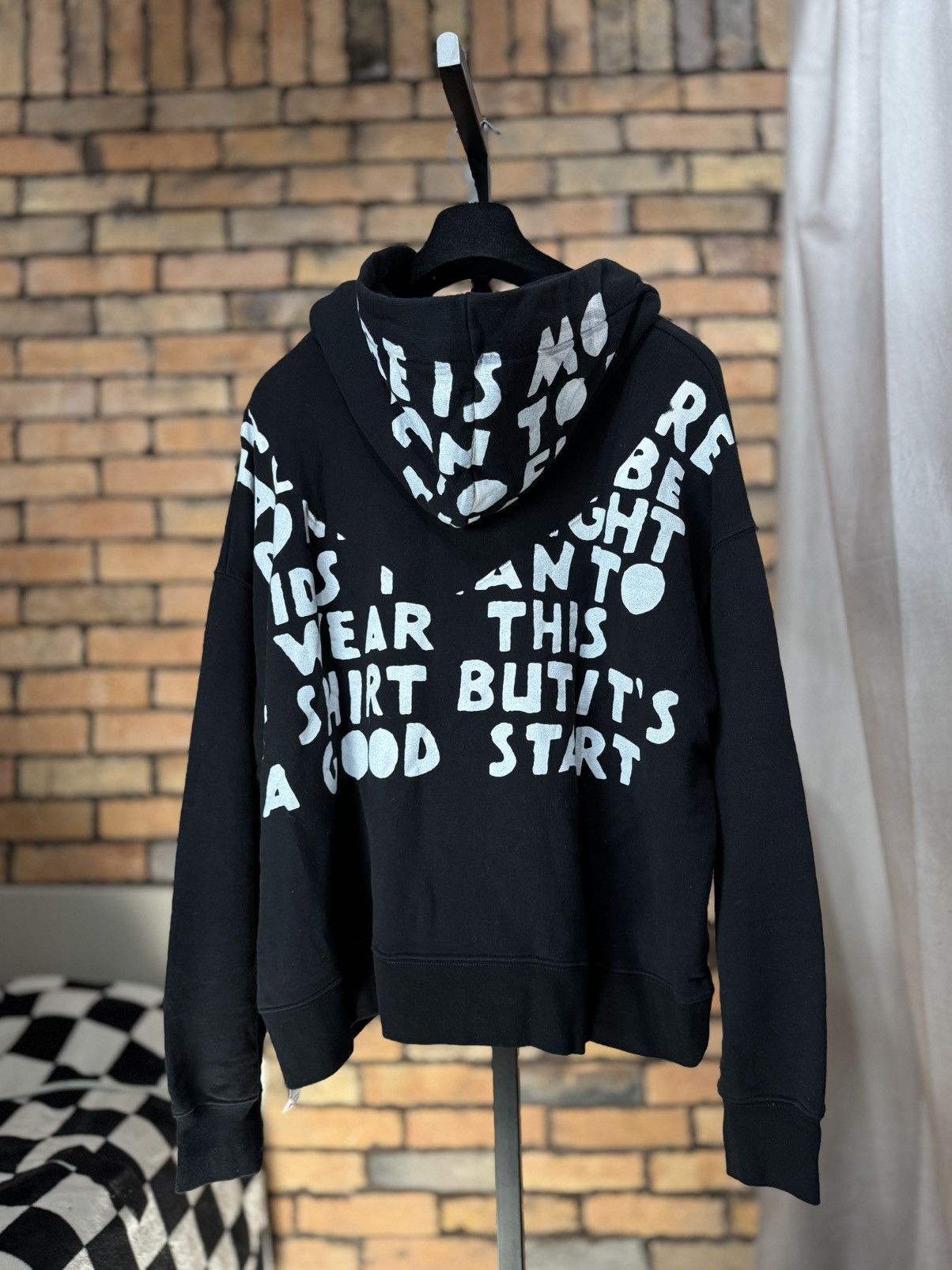 Maison Margiela FW18 OVERSIZED JUMBO GRAFITTI HOODIE PULLOVER XS Size XL / US 12-14 / IT 48-50 - 2 Thumbnail