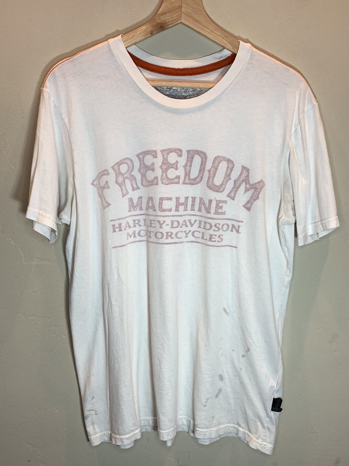 Harley Davidson *RARE* Harley Davidson Freedom Machine Biker USA-Made Shirt Size US L / EU 52-54 / 3 - 1 Thumbnail