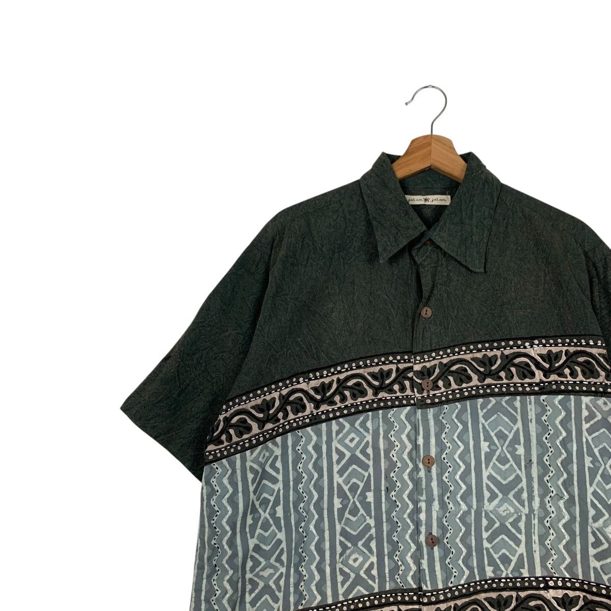 Japanese Brand JALAN JALAN Casual Formal Button Shirts #2087-C91 Size US XL / EU 56 / 4 - 6 Thumbnail