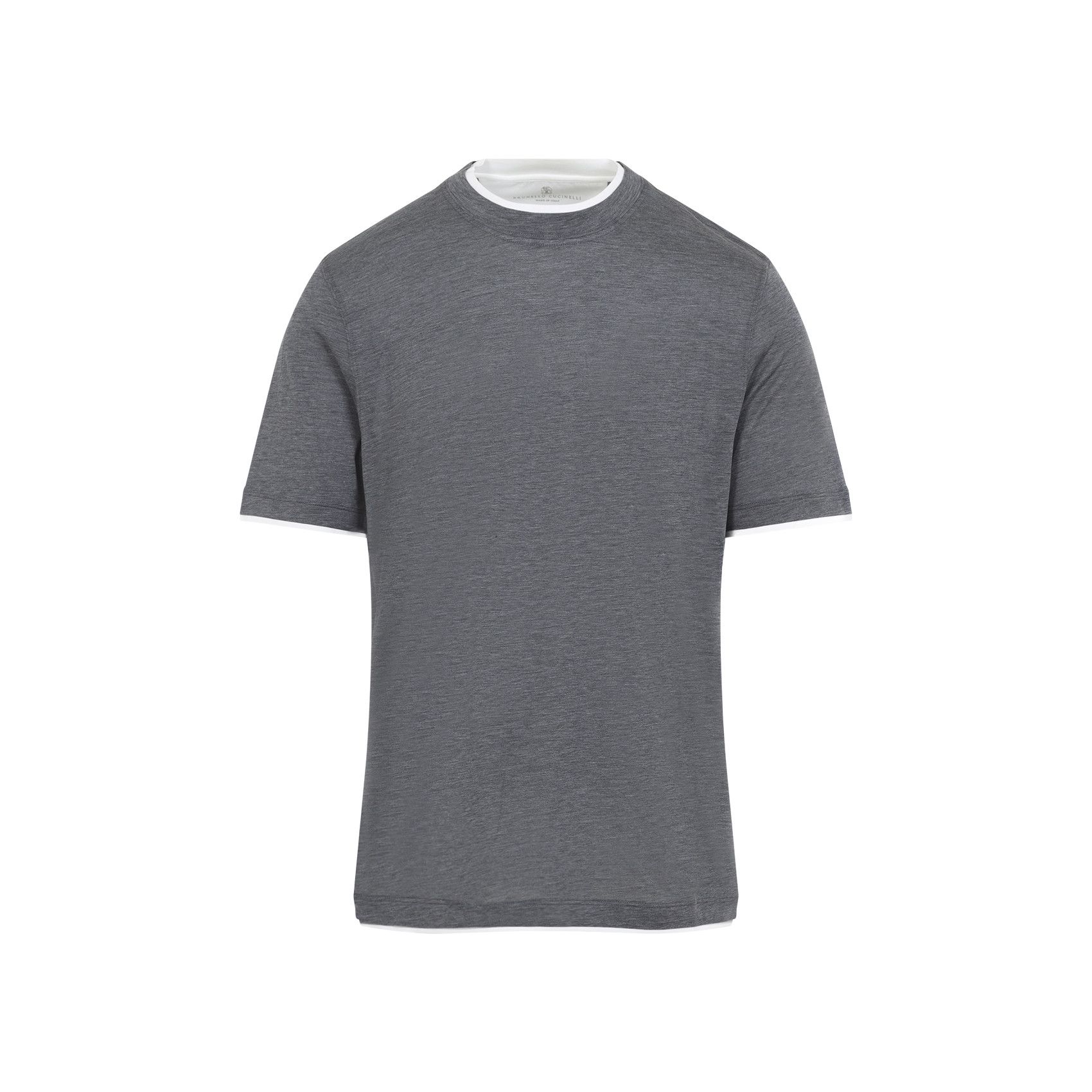 Brunello Cucinelli Brunello Cucinelli Silk T-shirt Size US L / EU 52-54 / 3 - 1 Thumbnail