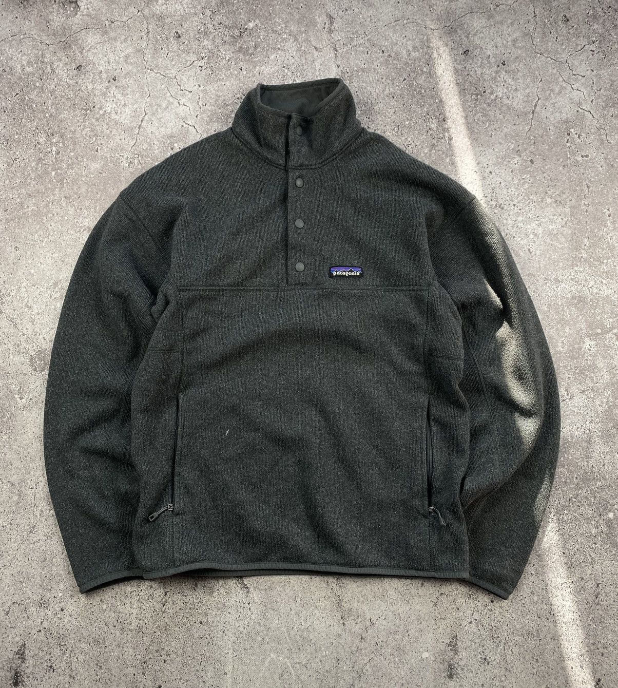 Patagonia × Vintage Vintage Patagonia fleece synchilla grey colour snap T Size US S / EU 44-46 / 1 - 1 Thumbnail