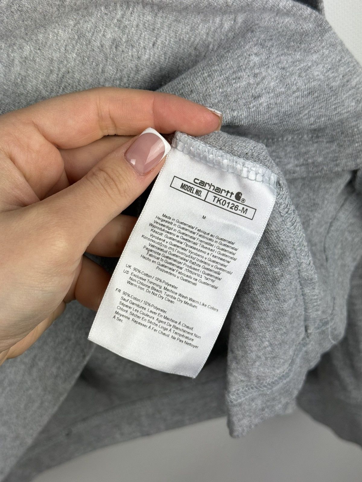Carhartt Carhartt Men’s Long Sleeve Chest Pocket Logo Cotton T Shirt Size US M / EU 48-50 / 2 - 11 Thumbnail