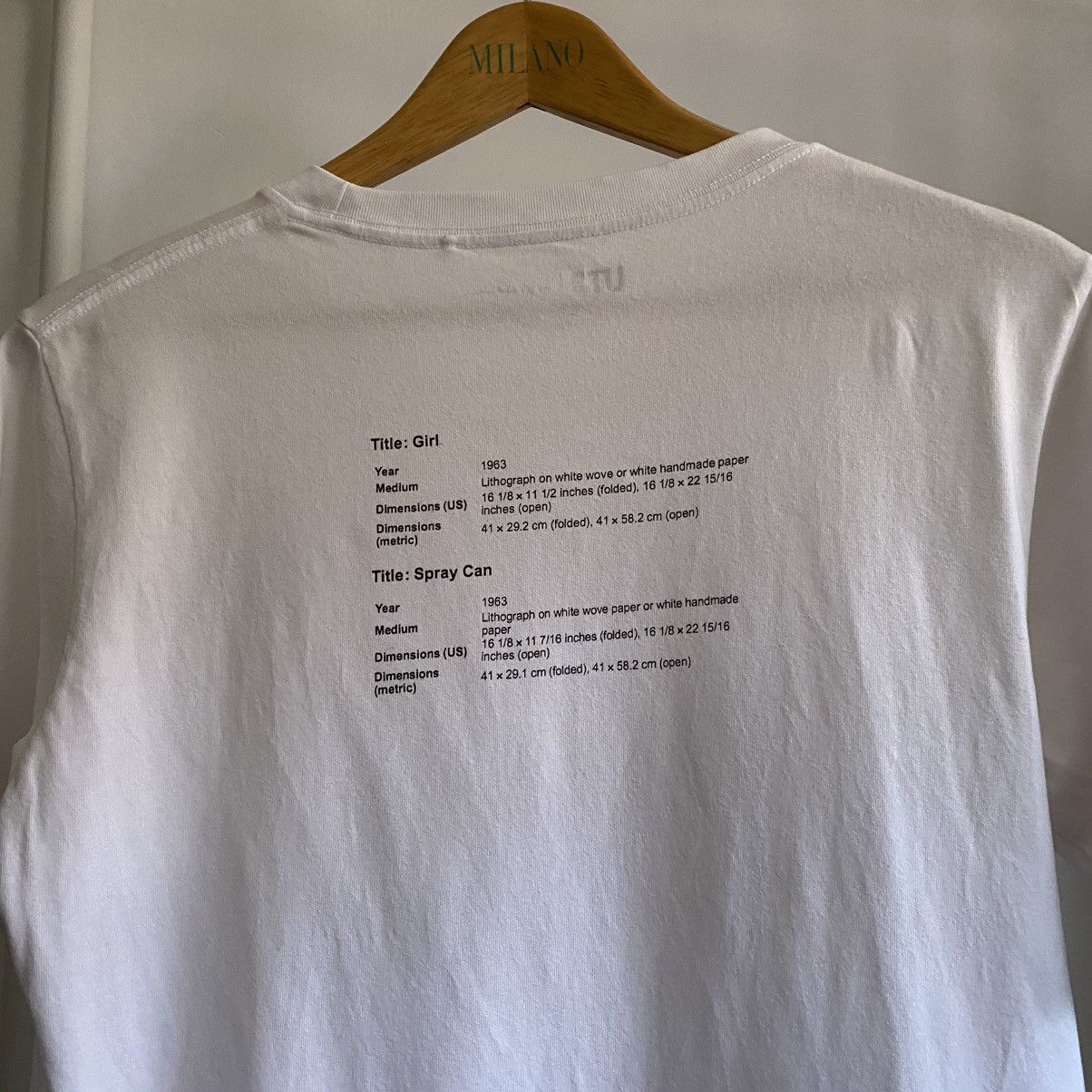 Uniqlo UNIQLO Roy Lichtenstein “Girl” “Spray Can” tee shirt Size US M / EU 48-50 / 2 - 6 Thumbnail