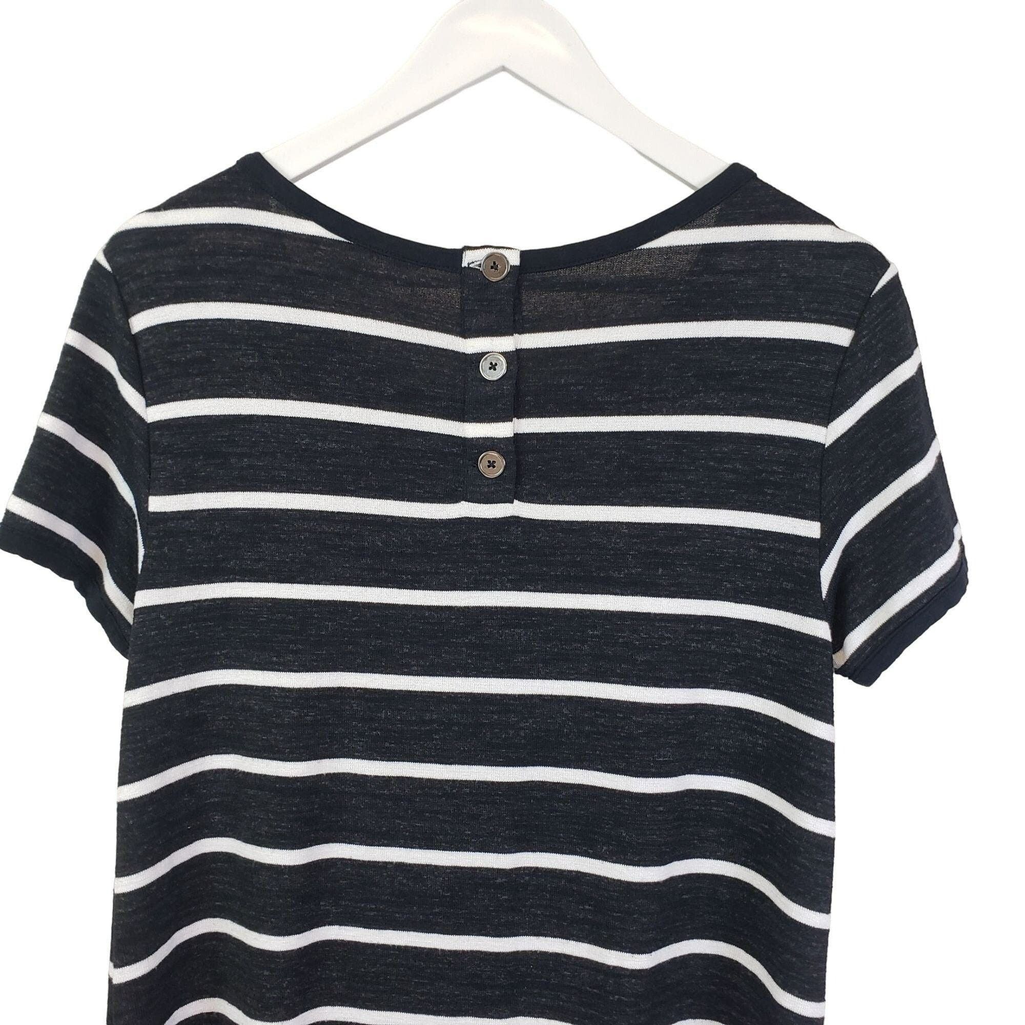Market Market & Spruce Britta Striped T-Shirt Mini Dress Size Small Size S / US 4 / IT 40 - 5 Thumbnail
