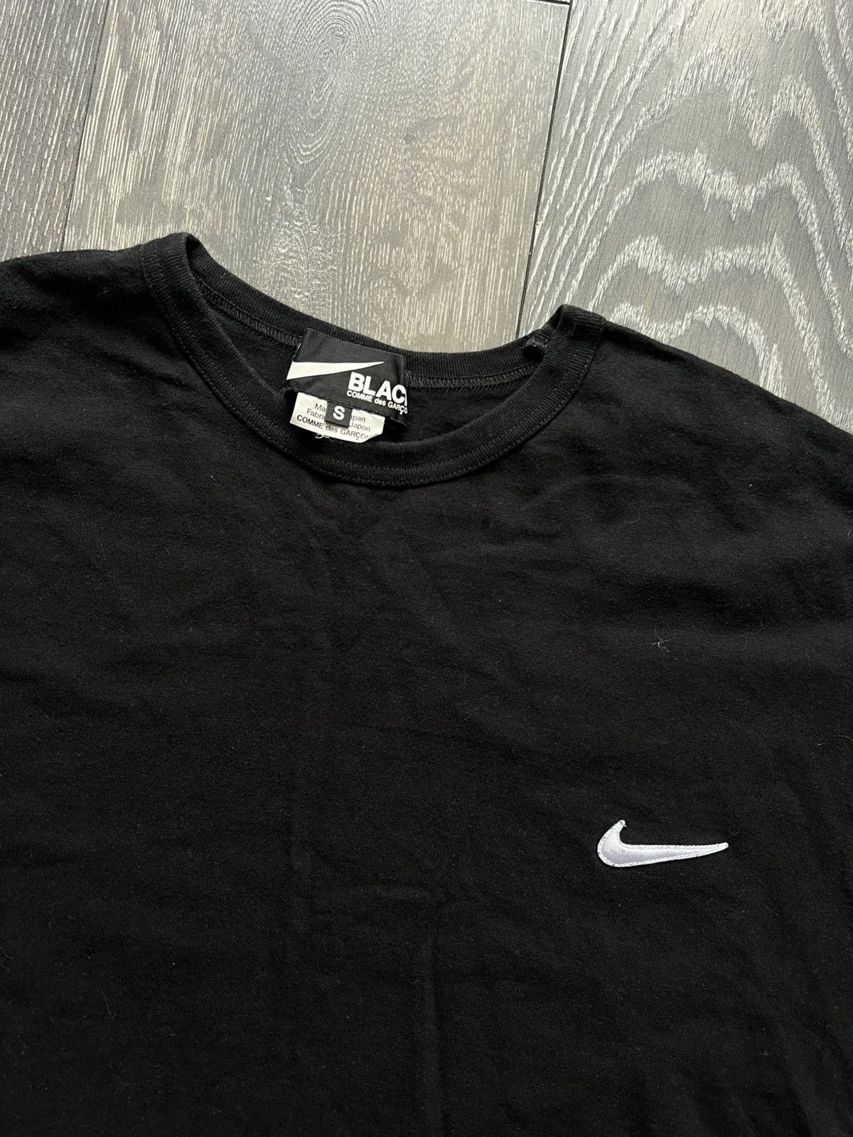 Comme des Garcons Black CDG Black X Nike Logo T-Shirt DS Size US S / EU 44-46 / 1 - 2 Thumbnail