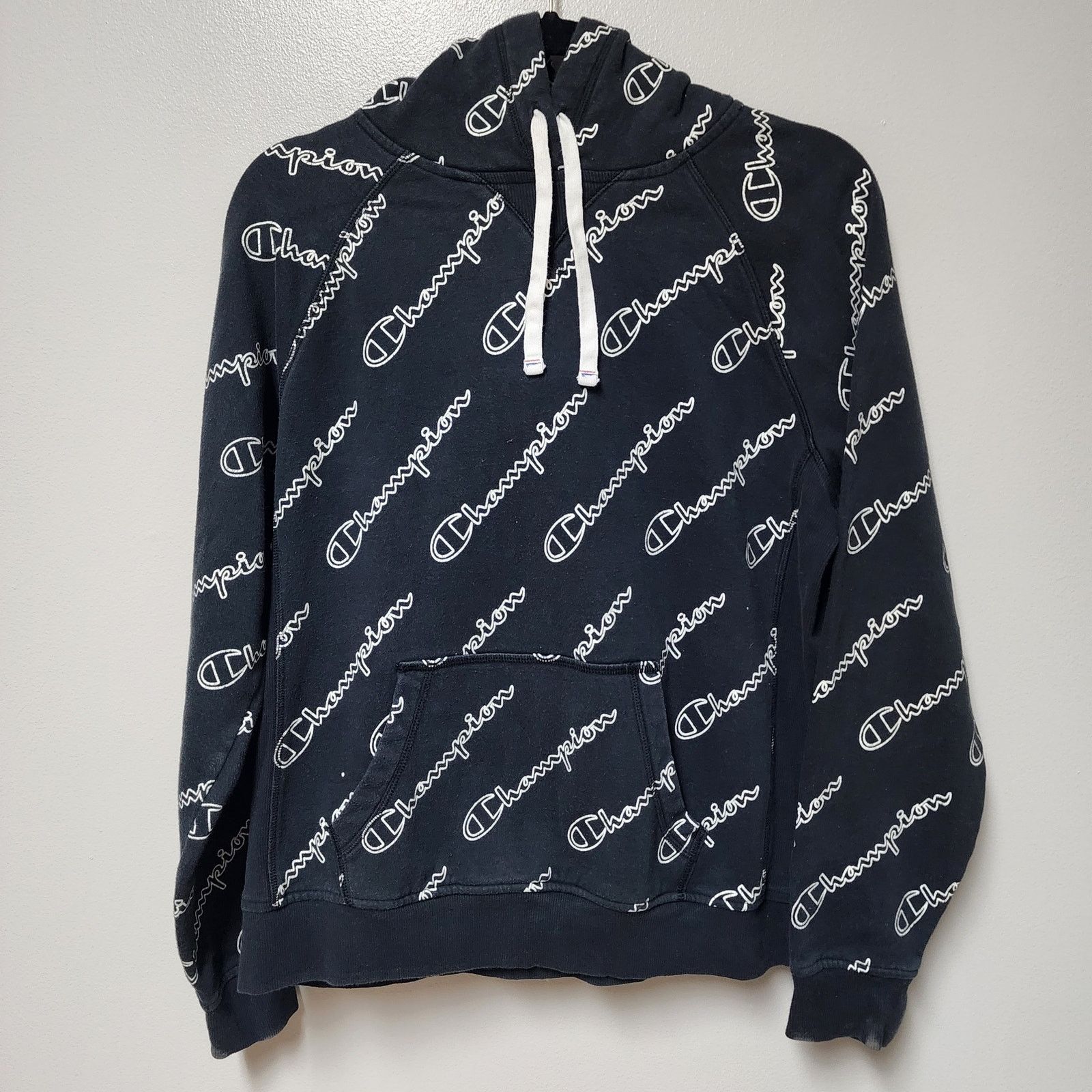 Champion Champion Heritage Fleece All Over Logo Womens Hoodie Large Size L / US 10 / IT 46 - 1 Thumbnail