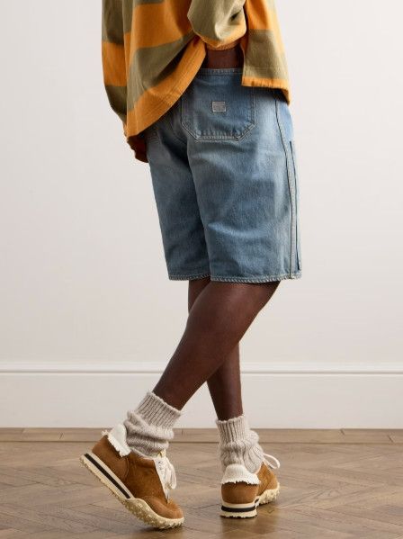 Kapital KAPITAL 14oz denim shorts studs remake indigo studded new 36 Size US 36 / EU 52 - 8 Thumbnail