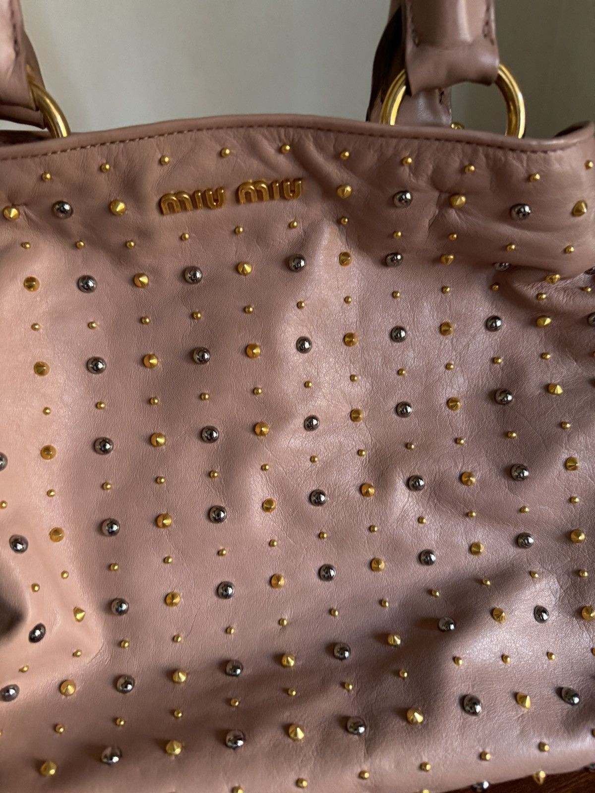 Miu Miu Miu Miu Studded bag Size ONE SIZE - 3 Thumbnail