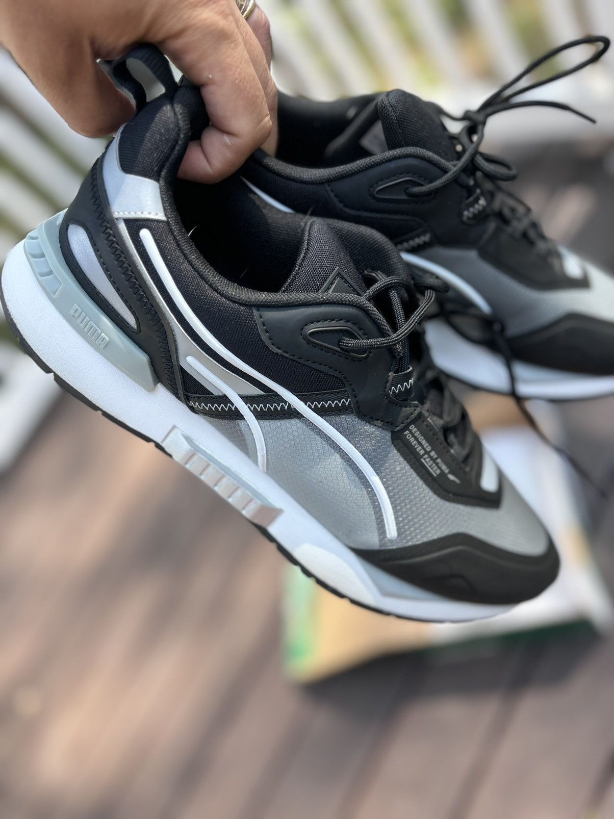 Puma puma mirage tech metallic - size 12 men. barely used** Size US 12 / EU 45 - 1 Thumbnail