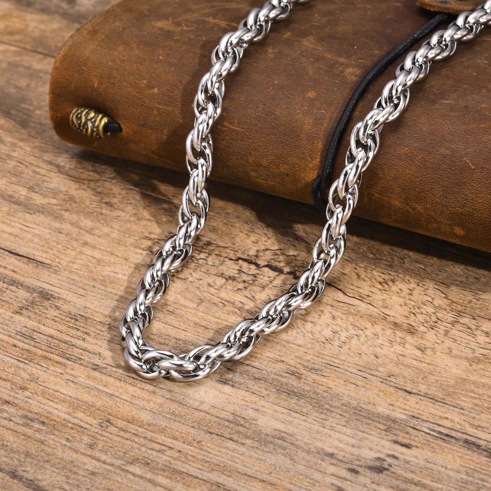 Jewelry × Vintage Chunky Twisted Chain Necklace Size ONE SIZE - 4 Thumbnail