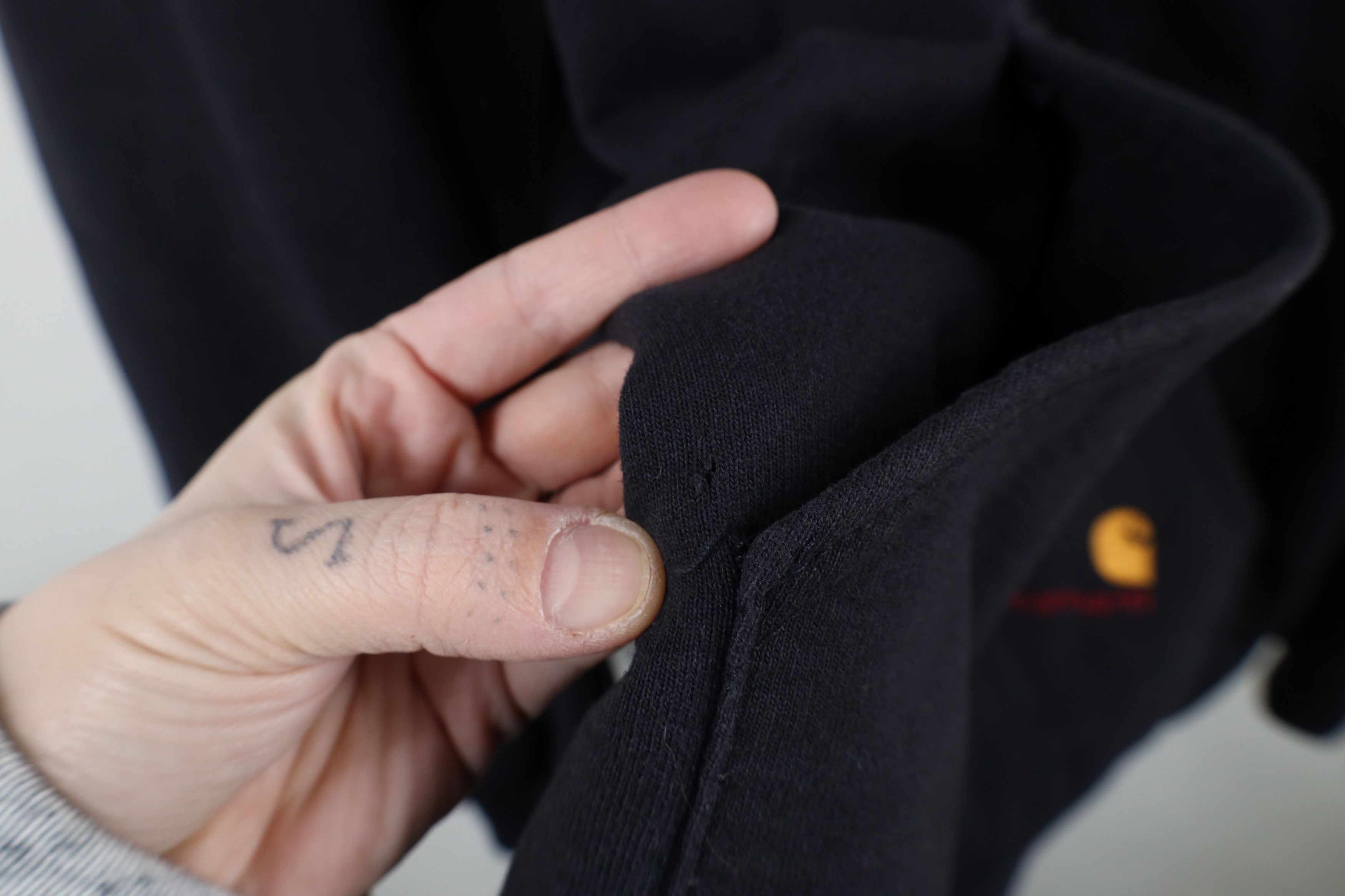 Carhartt × Vintage Vintage 90s Carhartt Lined Hooded Sweatshirt Jacket Blue USA Size US XXL / EU 58 / 5 - 7 Thumbnail