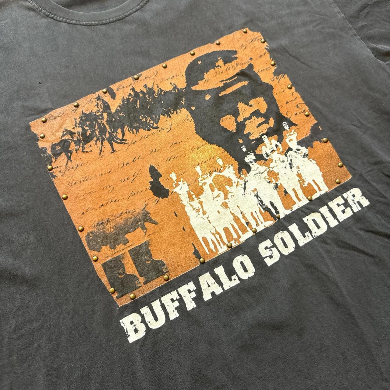 Other B.A.T. Wear Vintage Buffalo Soldier Graphic T-Shirt Size US XXL / EU 58 / 5 - 3 Thumbnail