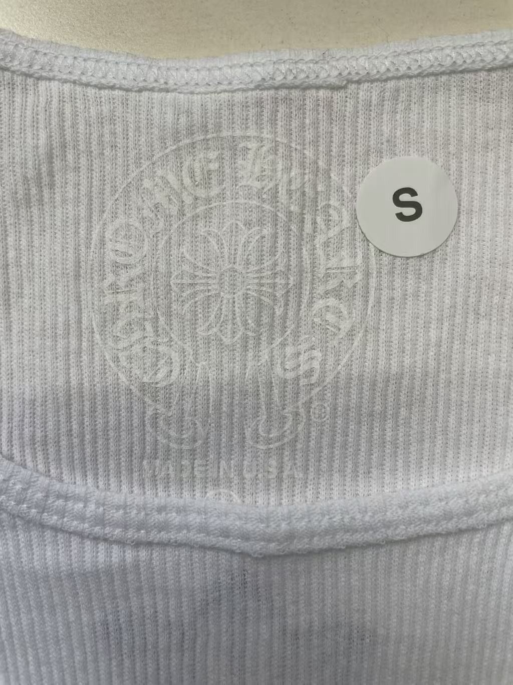 Chrome Hearts Chrome Hearts Cross T-Bar White Tank Top Size S / US 4 / IT 40 - 4 Thumbnail
