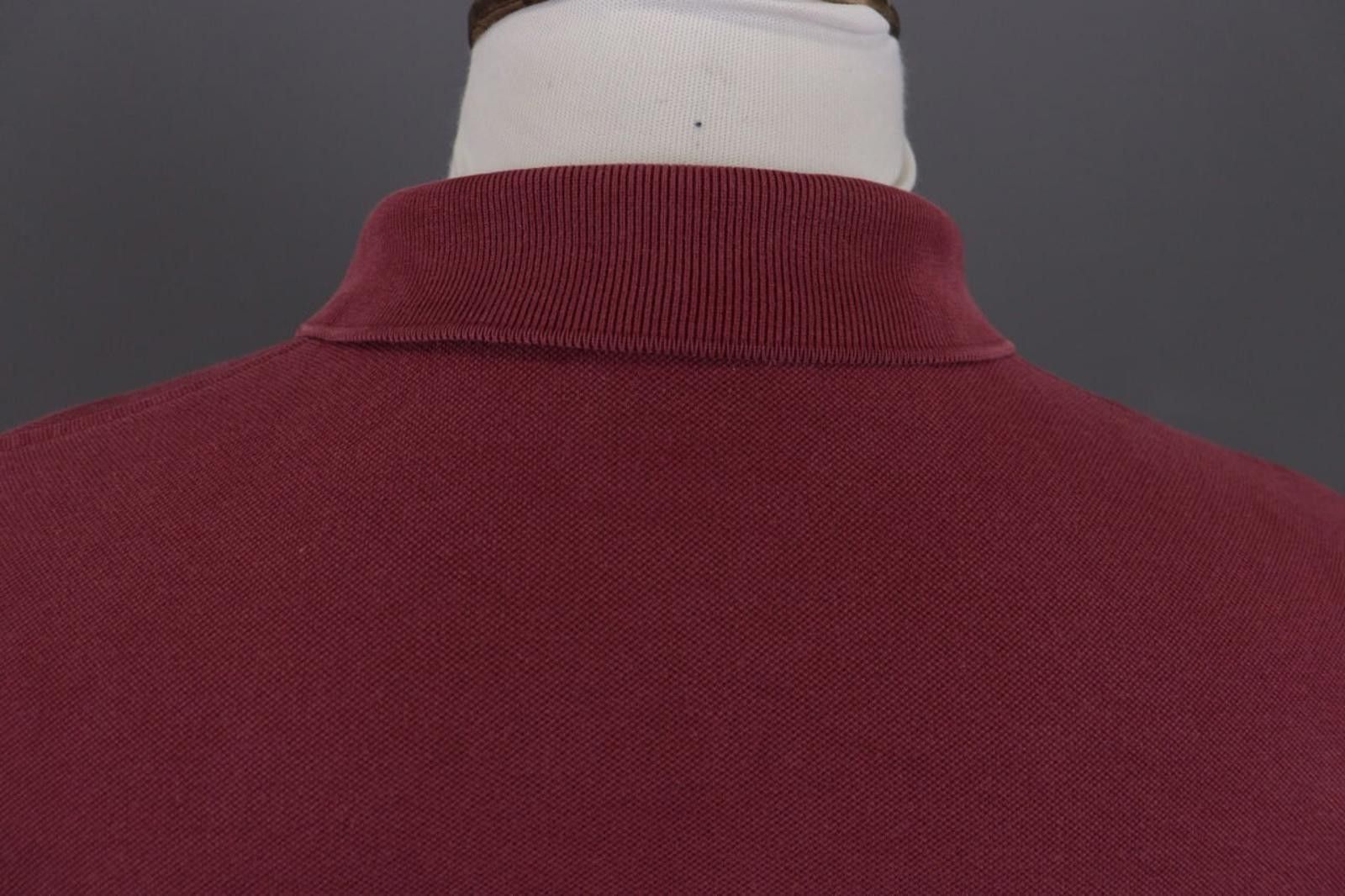 Lacoste Men Stretch Fit Burgundy Short Sleeve Polo Shirt Size 5 Size US M / EU 48-50 / 2 - 12 Thumbnail
