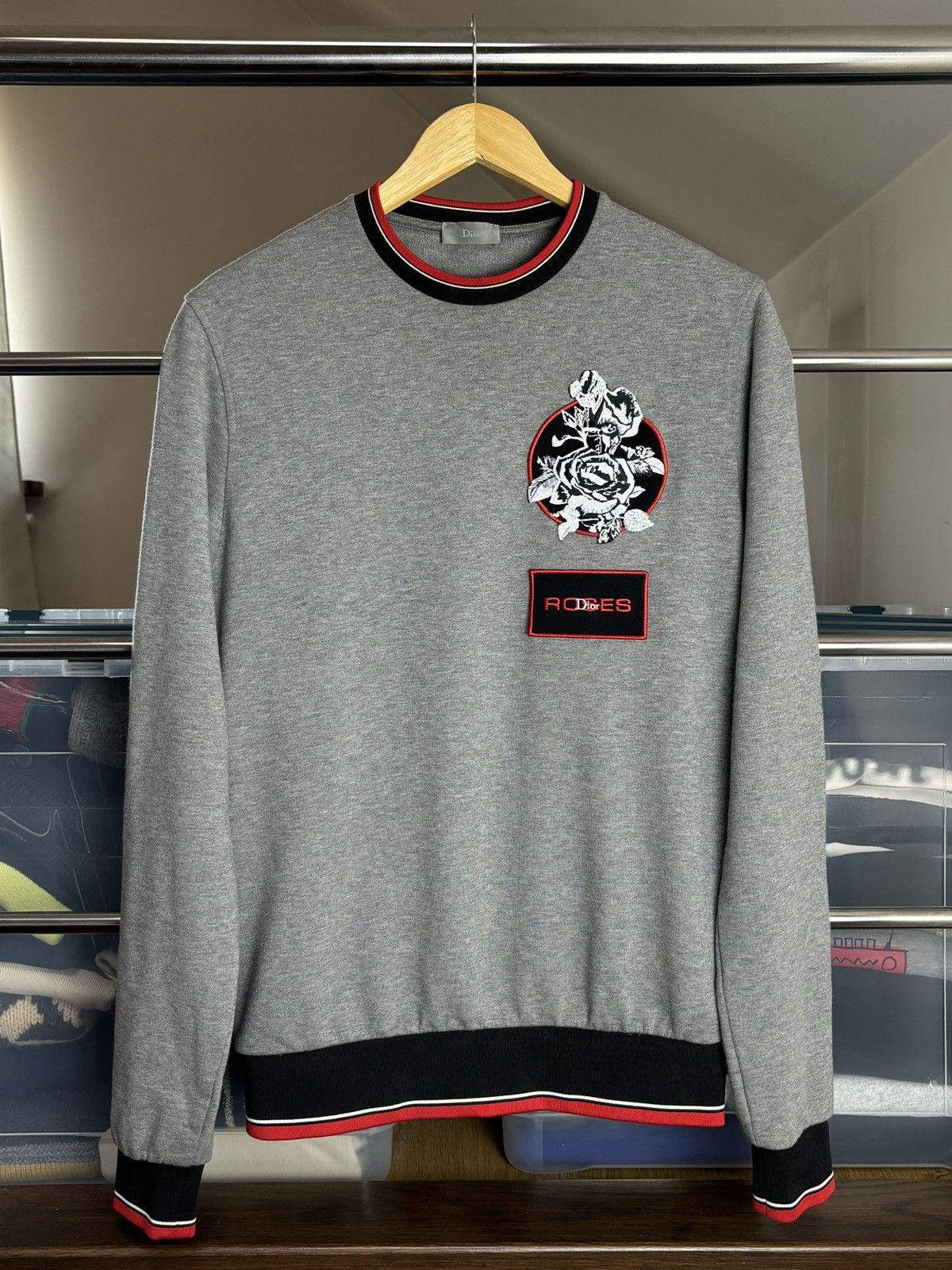 Dior Dior Roses Sweatshirt Size US S / EU 44-46 / 1 - 1 Thumbnail
