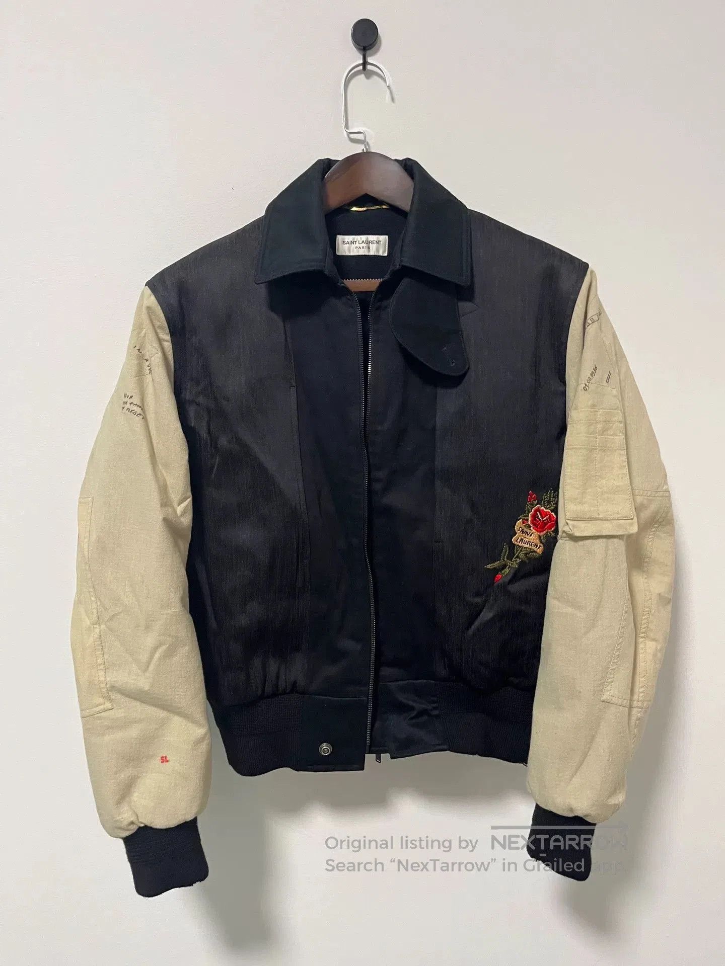 Saint Laurent Paris Saint Laurent Embroidered Jacket. Size US M / EU 48-50 / 2 - 2 Thumbnail