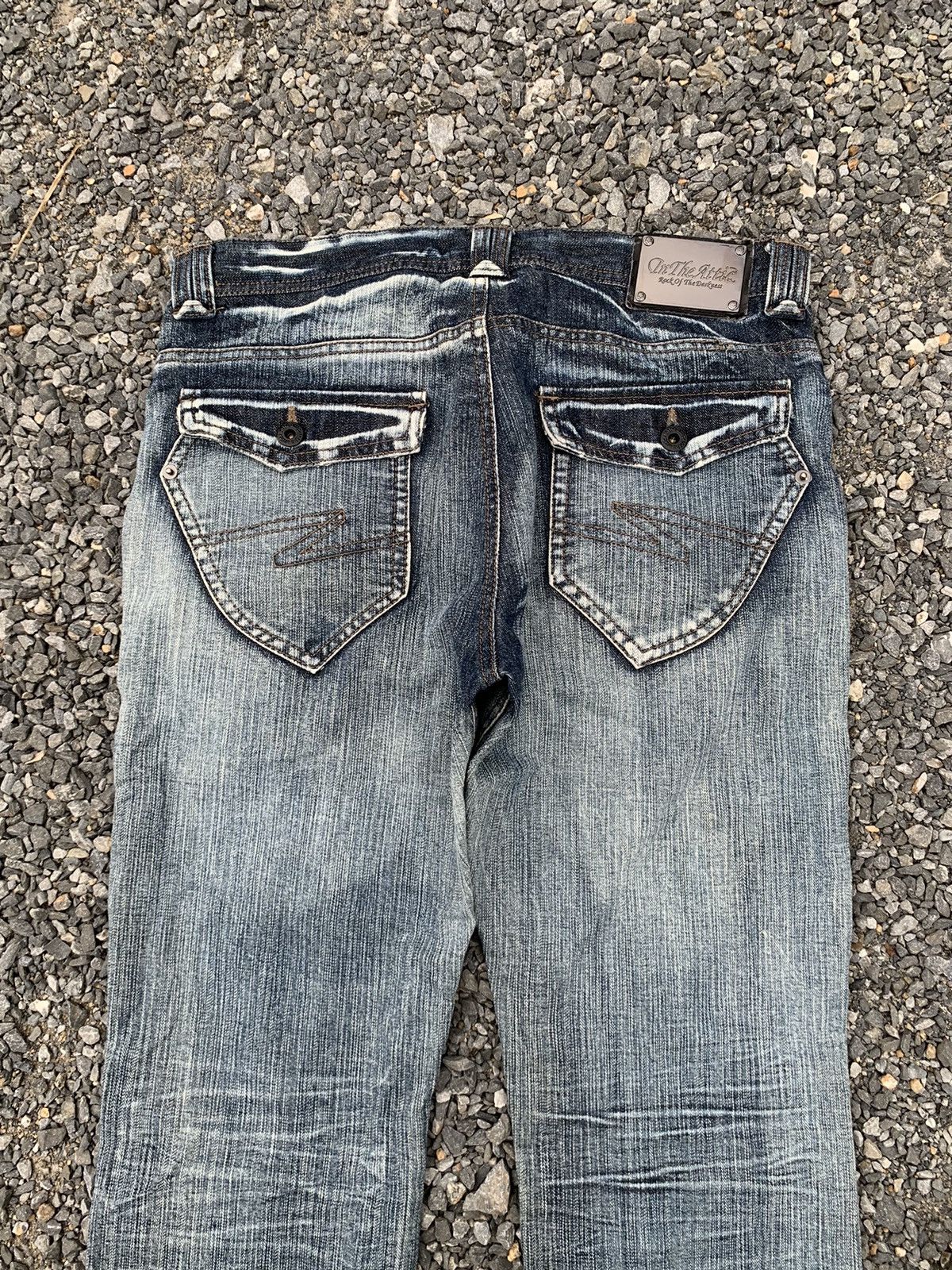 Tornado Mart FLARE IN THE ATTIC PUNK STYLE JAPANESE DISTRESSED DENIM Size US 32 / EU 48 - 7 Thumbnail