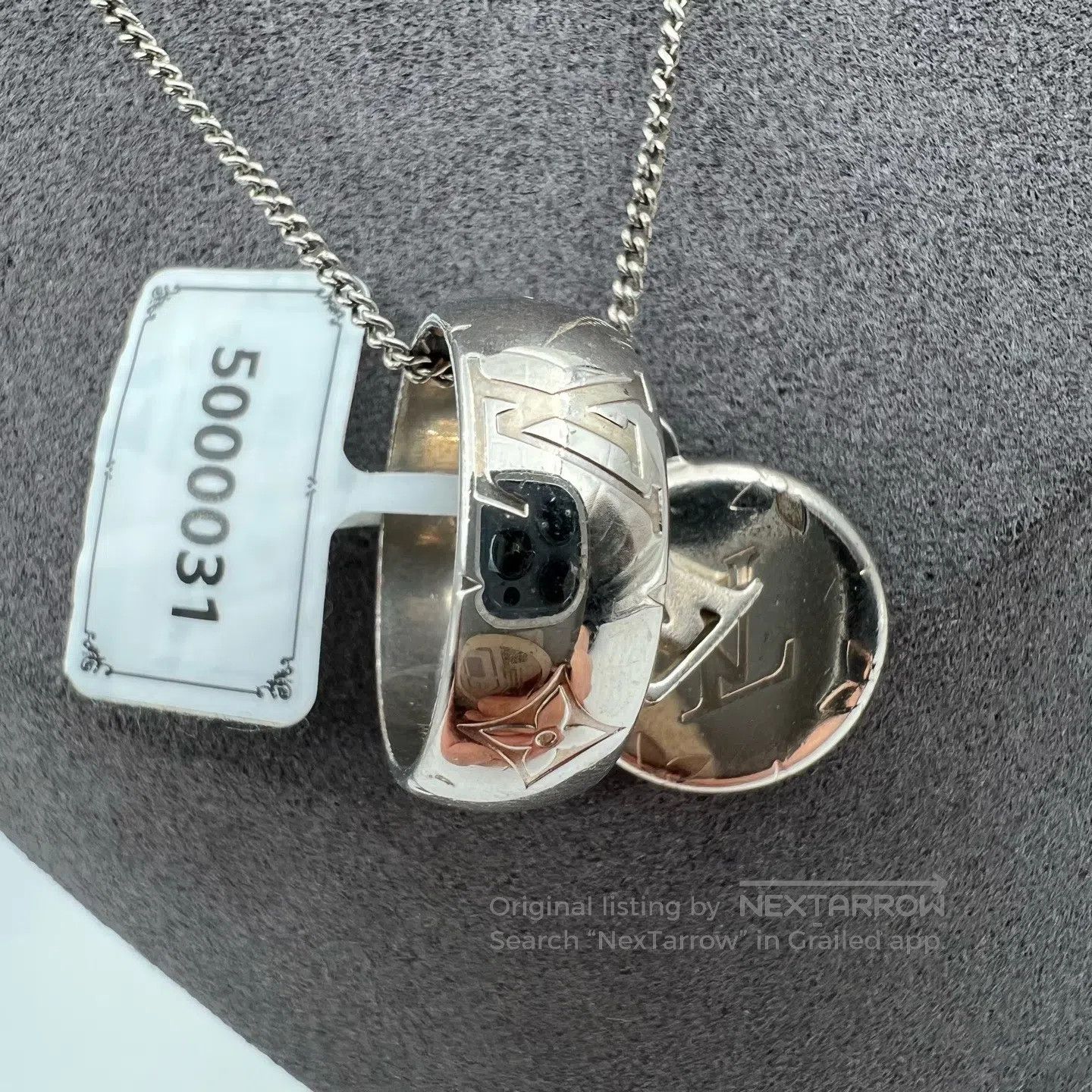 Louis Vuitton Louis Vuitton Three-in-one pattern carved necklace Size ONE SIZE - 2 Thumbnail