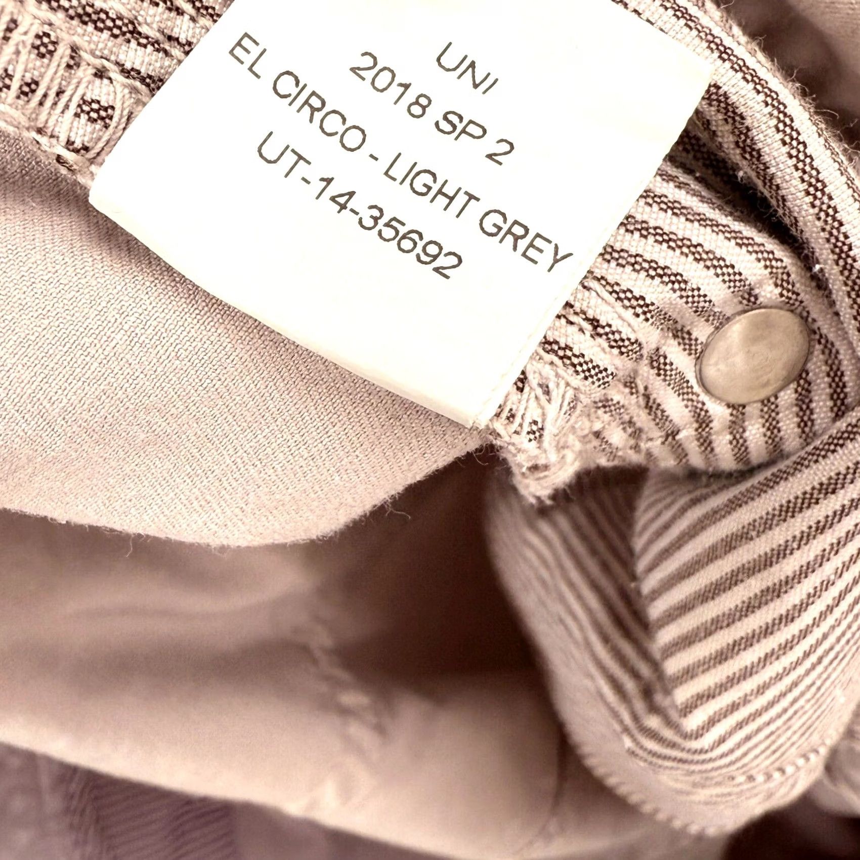 UNTUCKit Untuckit Pants Straight Fit 34x32 Gray Men's Dress Pants Flat Front Canvas Cotton Spandex 34 Inseam 32in Size US 34 / EU 50 - 6 Thumbnail