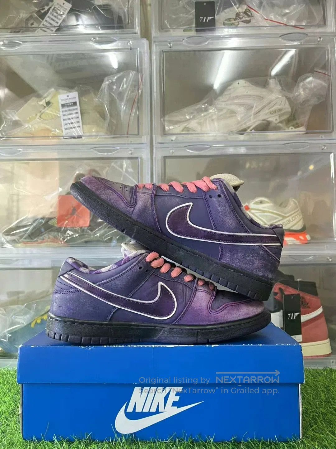 Nike nike dunk purple lobster sneakers size 42. Size US 9.5 / EU 42-43 - 4 Thumbnail