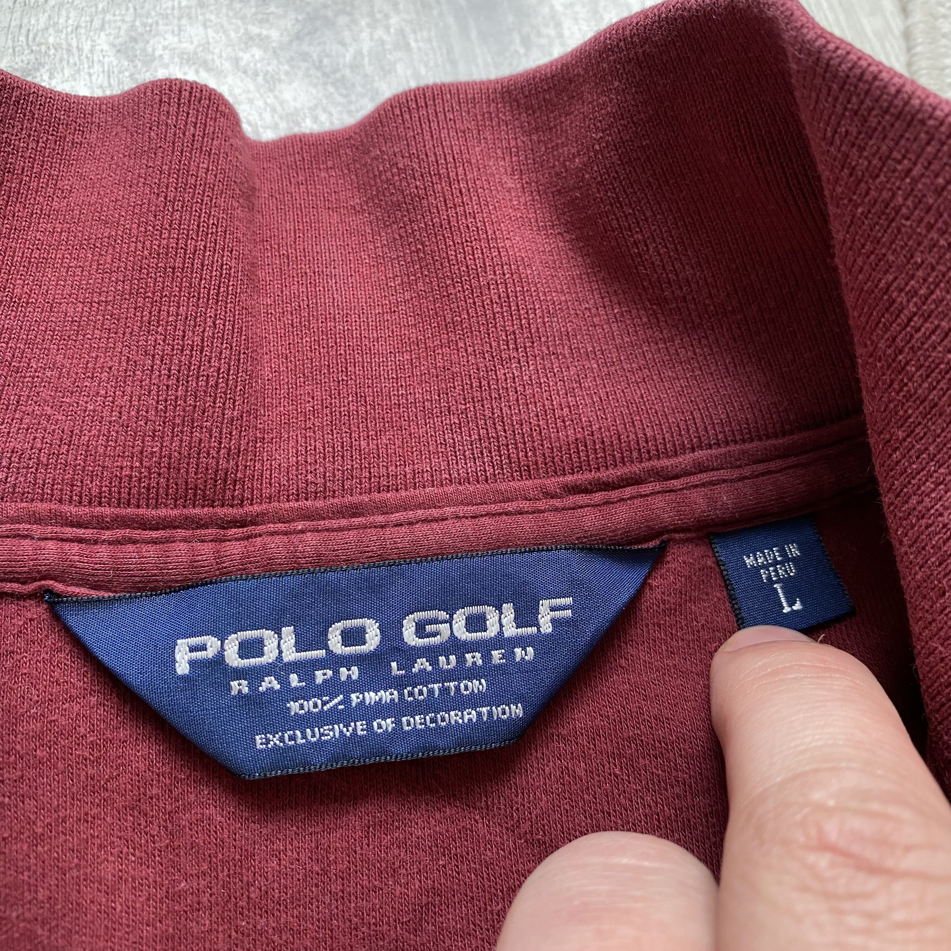 Polo Ralph Lauren Vintage Polo Ralph Lauren Golf 1/4 Zip Sweater oversized Size US L / EU 52-54 / 3 - 8 Thumbnail
