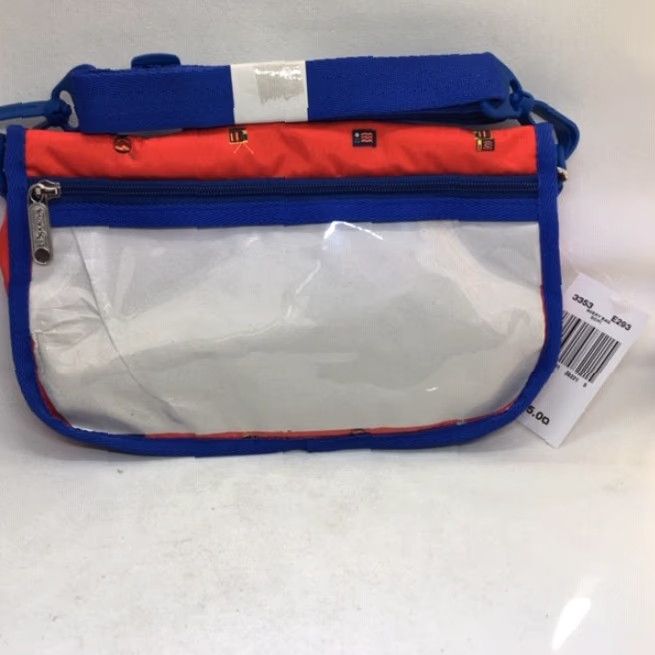 LeSportsac VINTAGE LeSportsac Classic Avery Bag, Red/Blue Shoulder Bag Women Medium 9" 5.5" 23" strap drop Size ONE SIZE - 2 Thumbnail